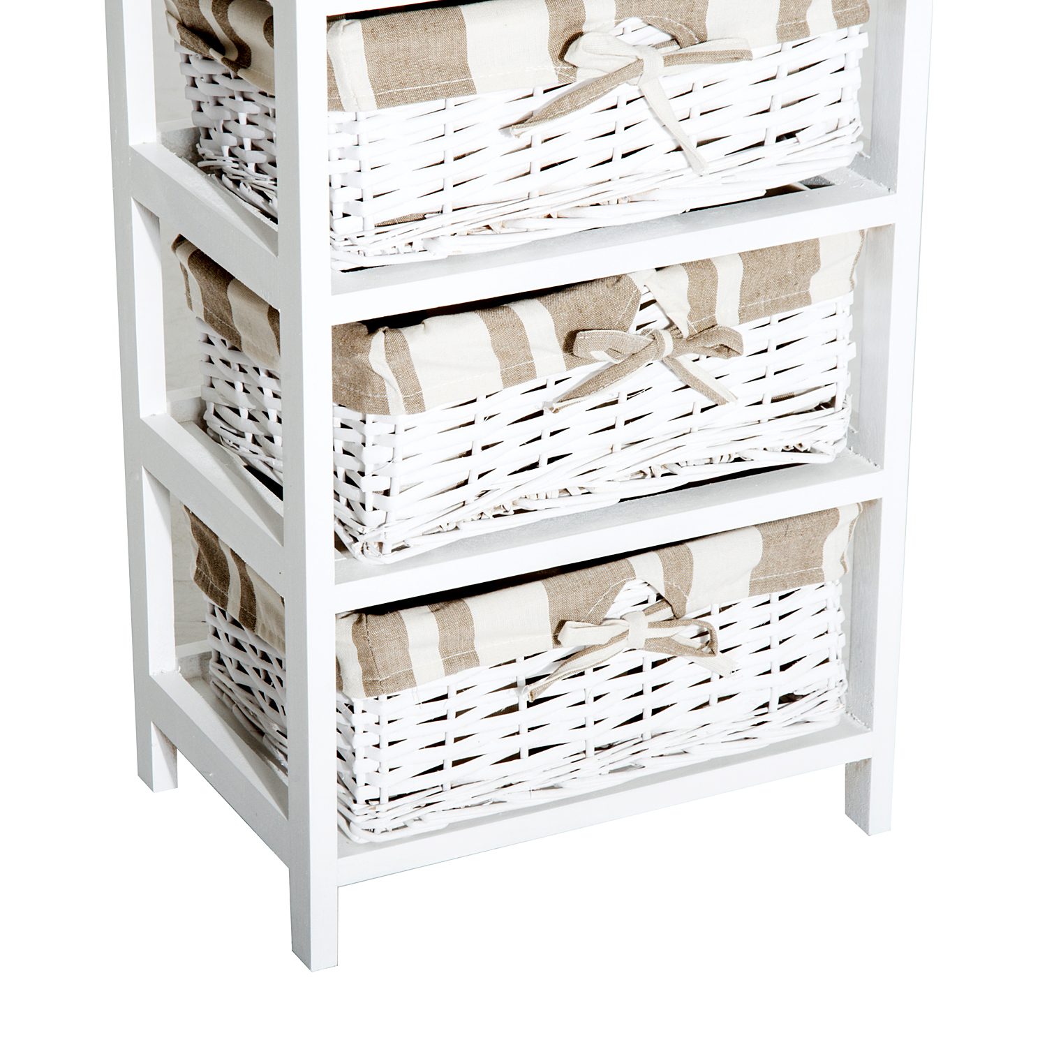 HOMCOM Estantería 5 Cajones Desmontables Armario Auxiliar de Madera