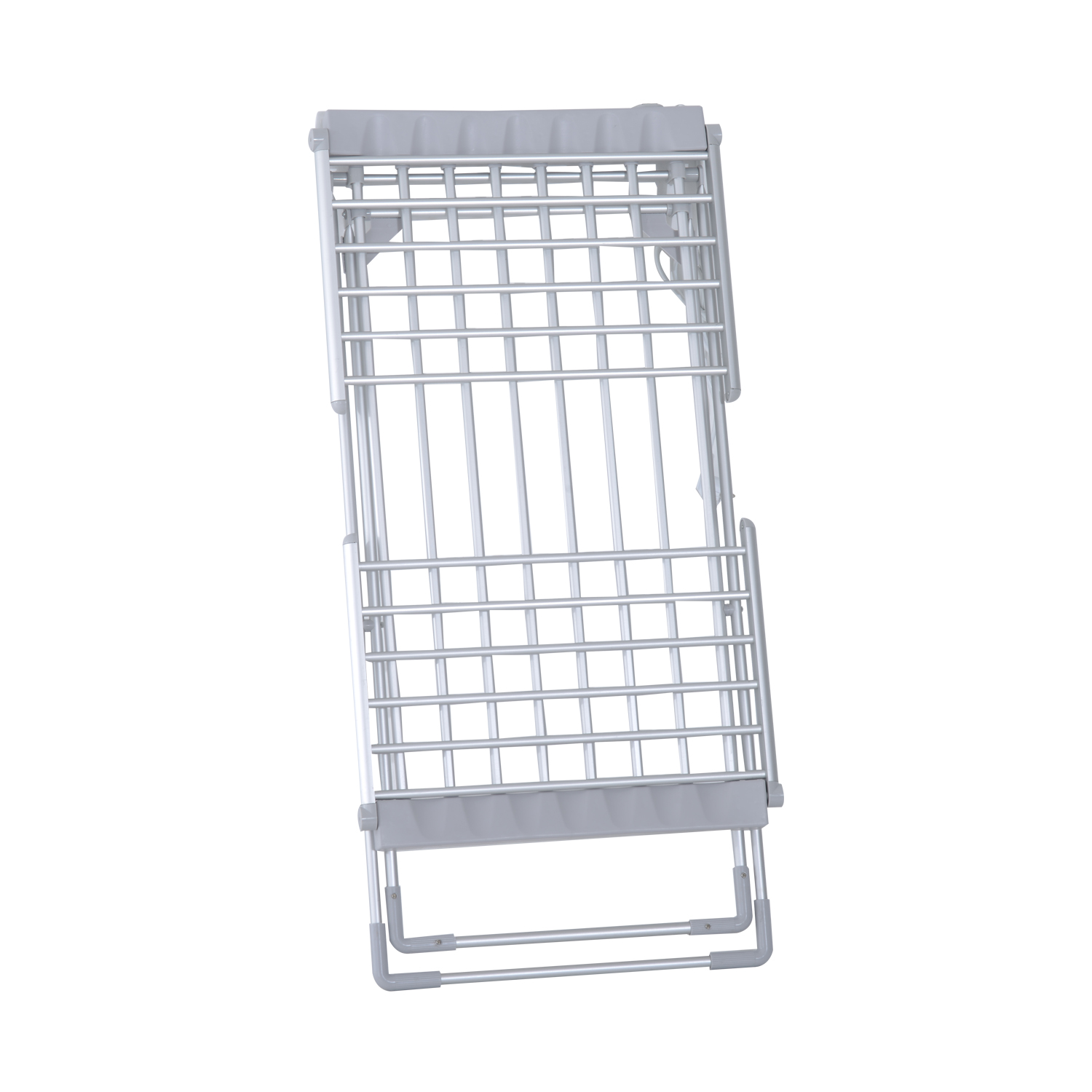 Tendedero Eléctrico Plegable con Alas Secador de Ropa Tendedero de Pie