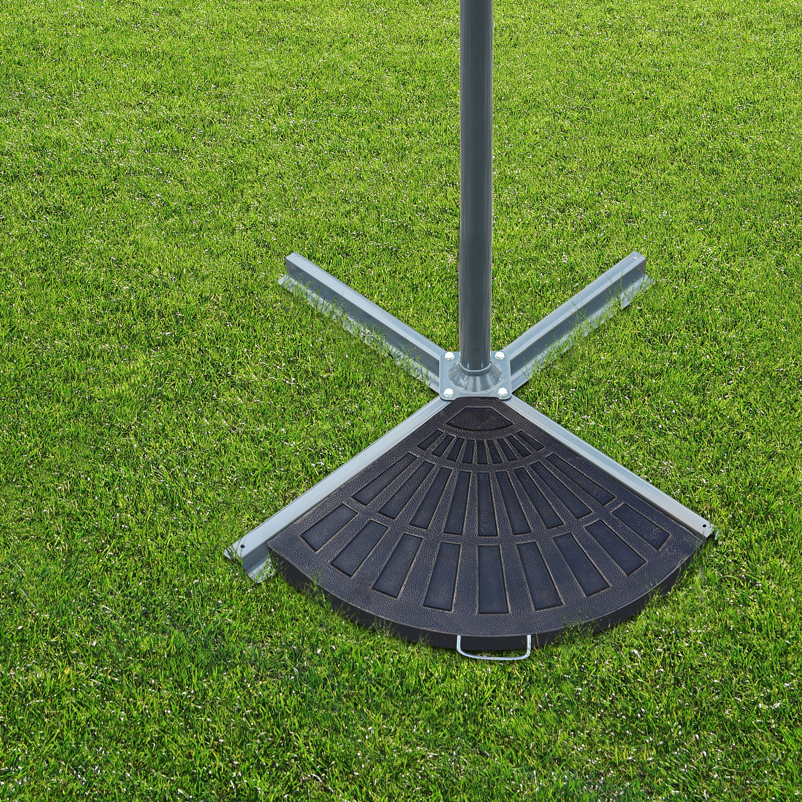 Gewichte für Schirmständer Sonnenschirm 2-tlg. Set mit Handgriff