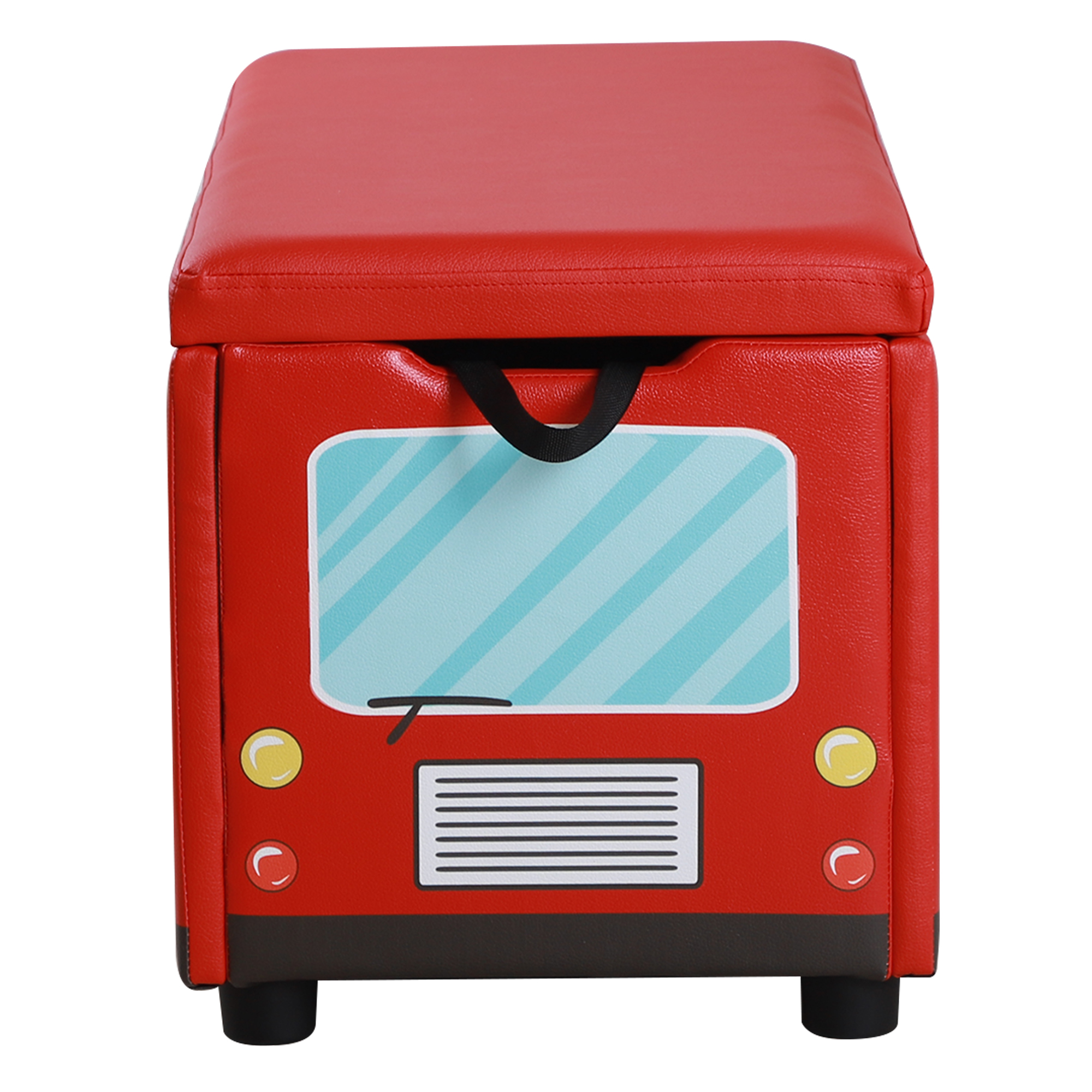 HOMCOM Kindersitzbank Polsterbank mit Stauraum Faltbar 75x36x39cm | eBay