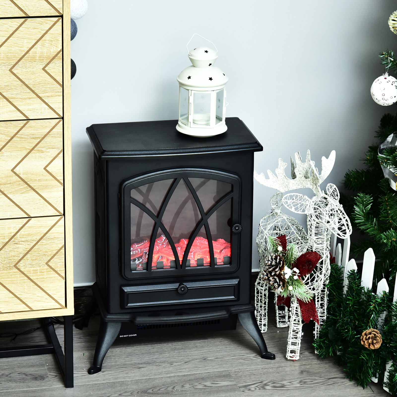 Elektrokamin Elektrischer Kamin Kaminofen 1800W | eBay