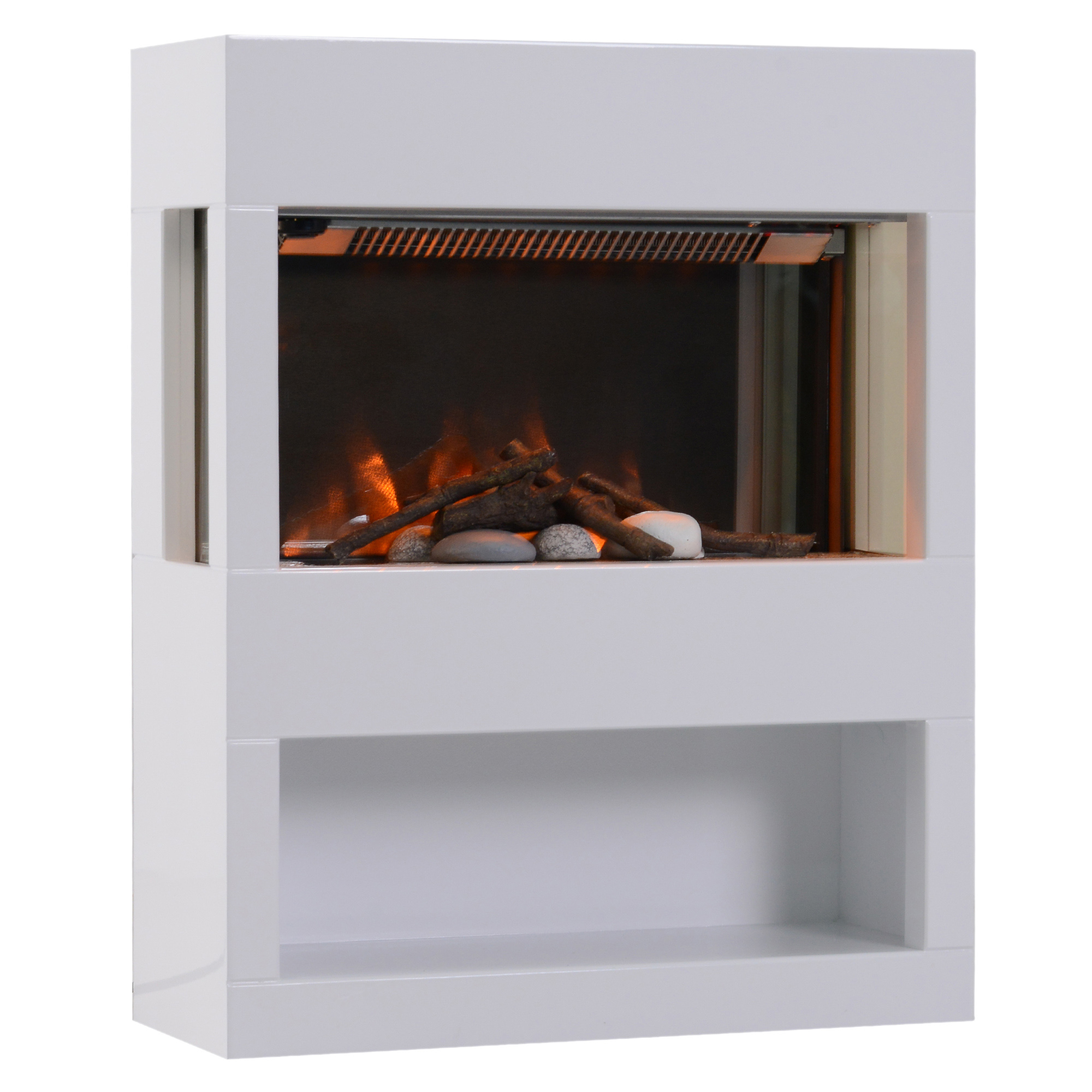 HOMCOM Elektroheizung Standkamin Elektrokamin Kaminofen Fernbedienung 2