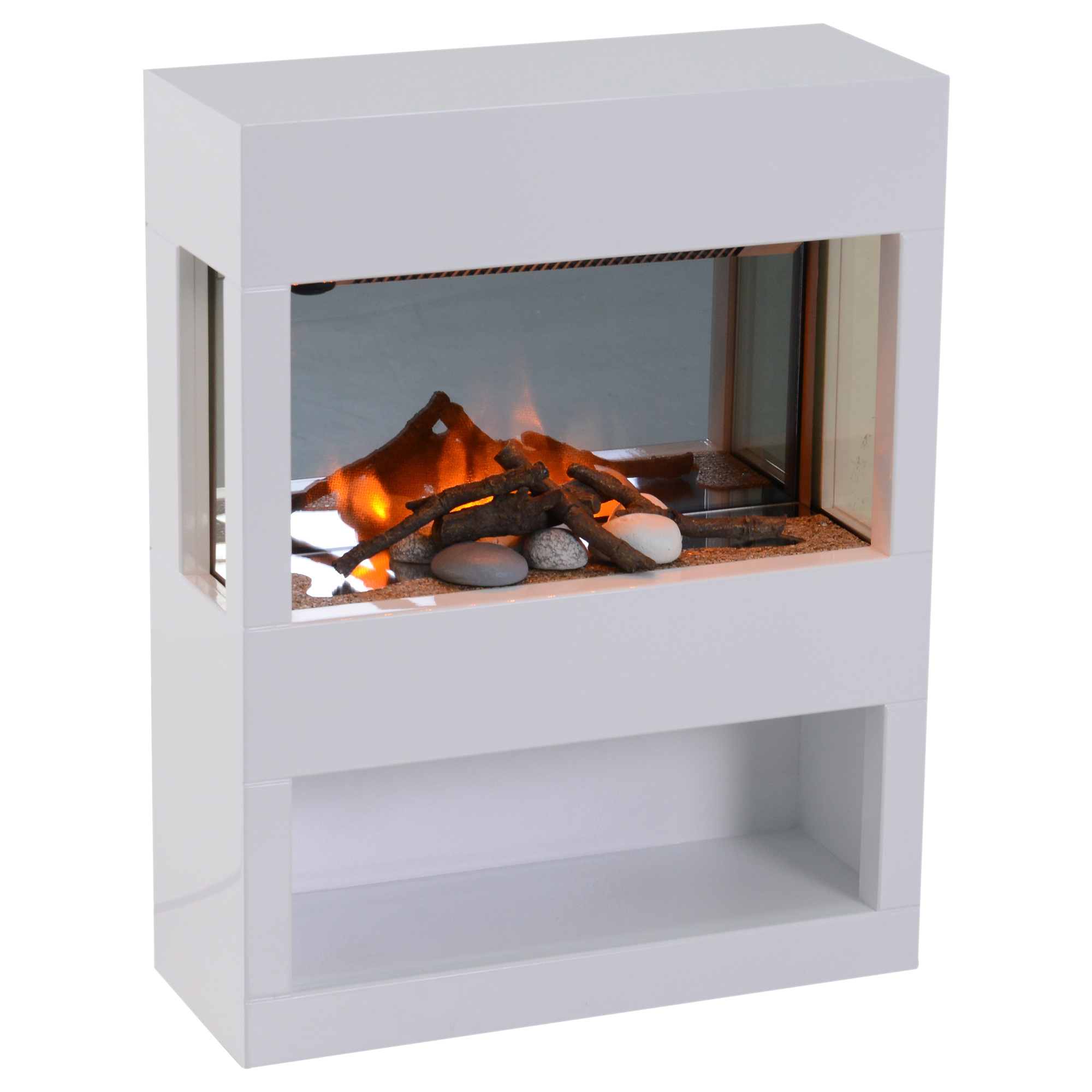 HOMCOM Elektroheizung Standkamin Elektrokamin Kaminofen Fernbedienung 2