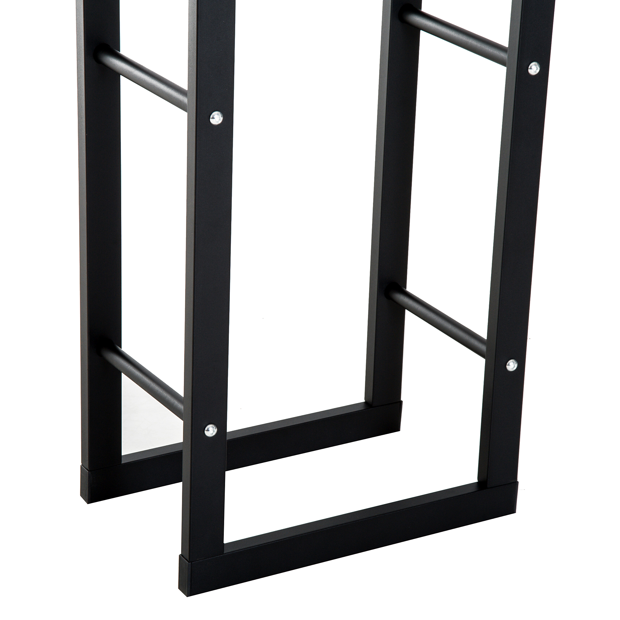 HOMCOM Kaminholzständer Feuerholzregal Kaminholzablage Brennholz Stahl