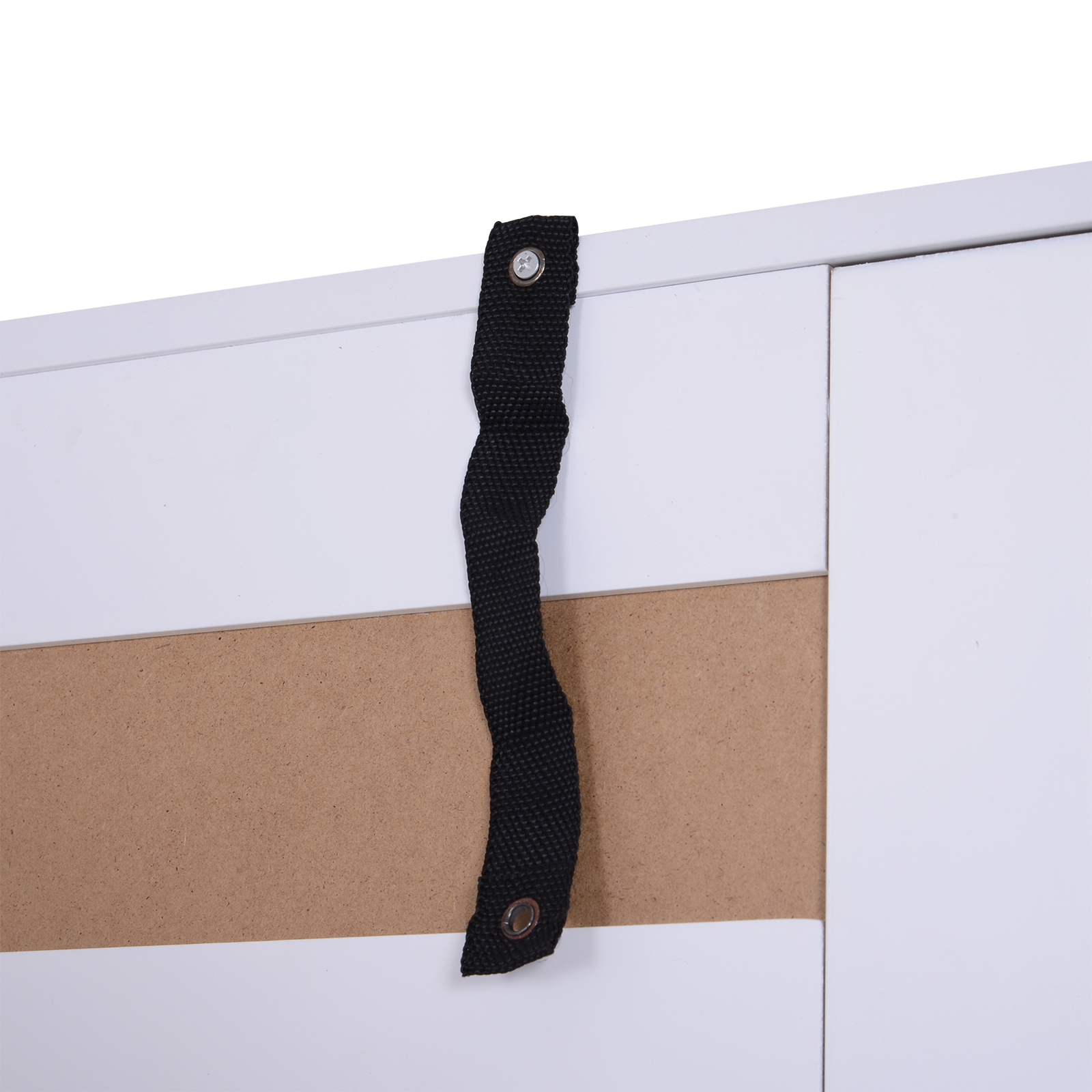 Garderobe Garderobenständer Kleiderständer mit Sitzbank Kleiderhaken MDF Weiß