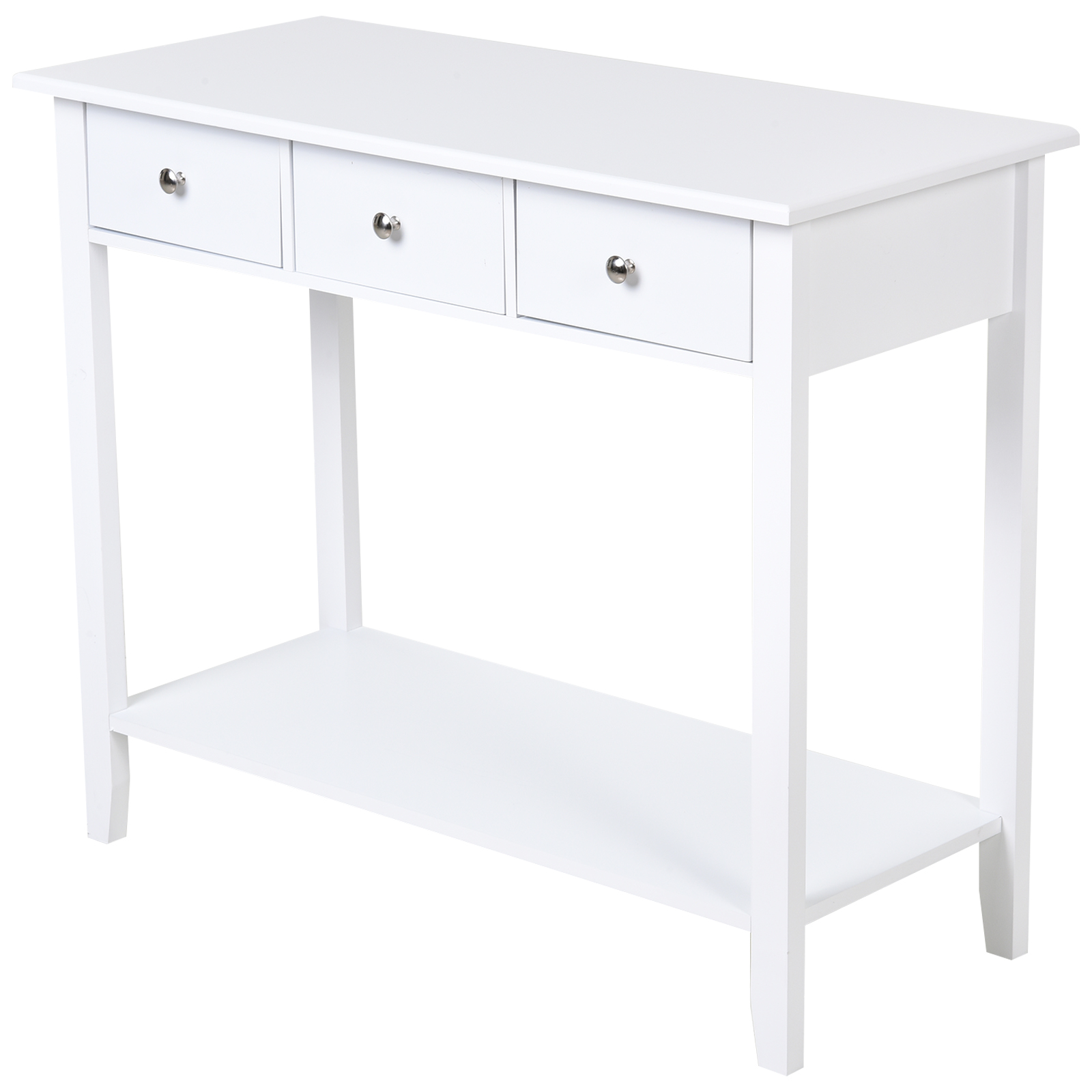 Konsolentisch Beistelltisch mit 3 Schubladen Sideboard Eingang