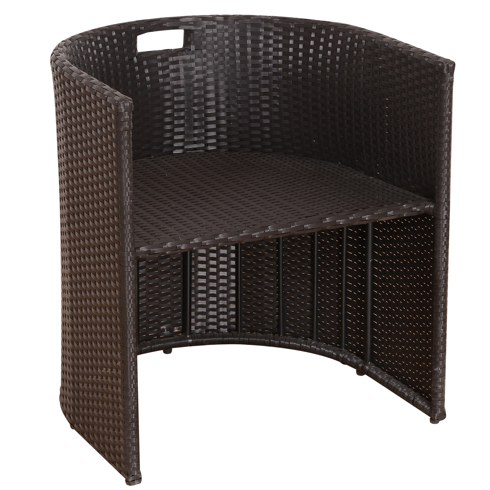 Outsunny Gartenmöbel 7 tlg. Polyrattan Gartenset Balkonmöbel Sitzgruppe