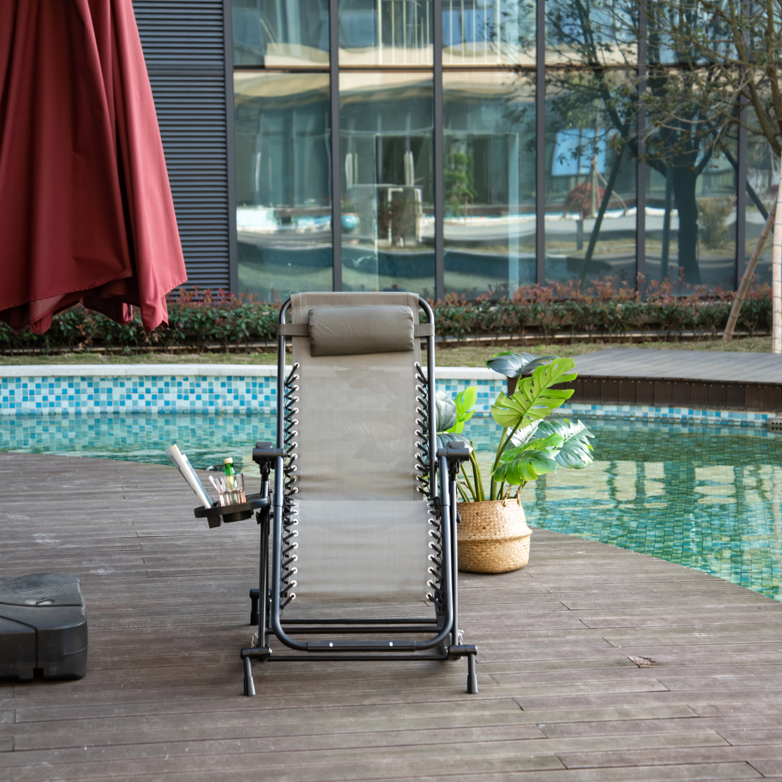 Schaukelliege Schwingsessel Relaxliege Schaukelstuhl faltbar