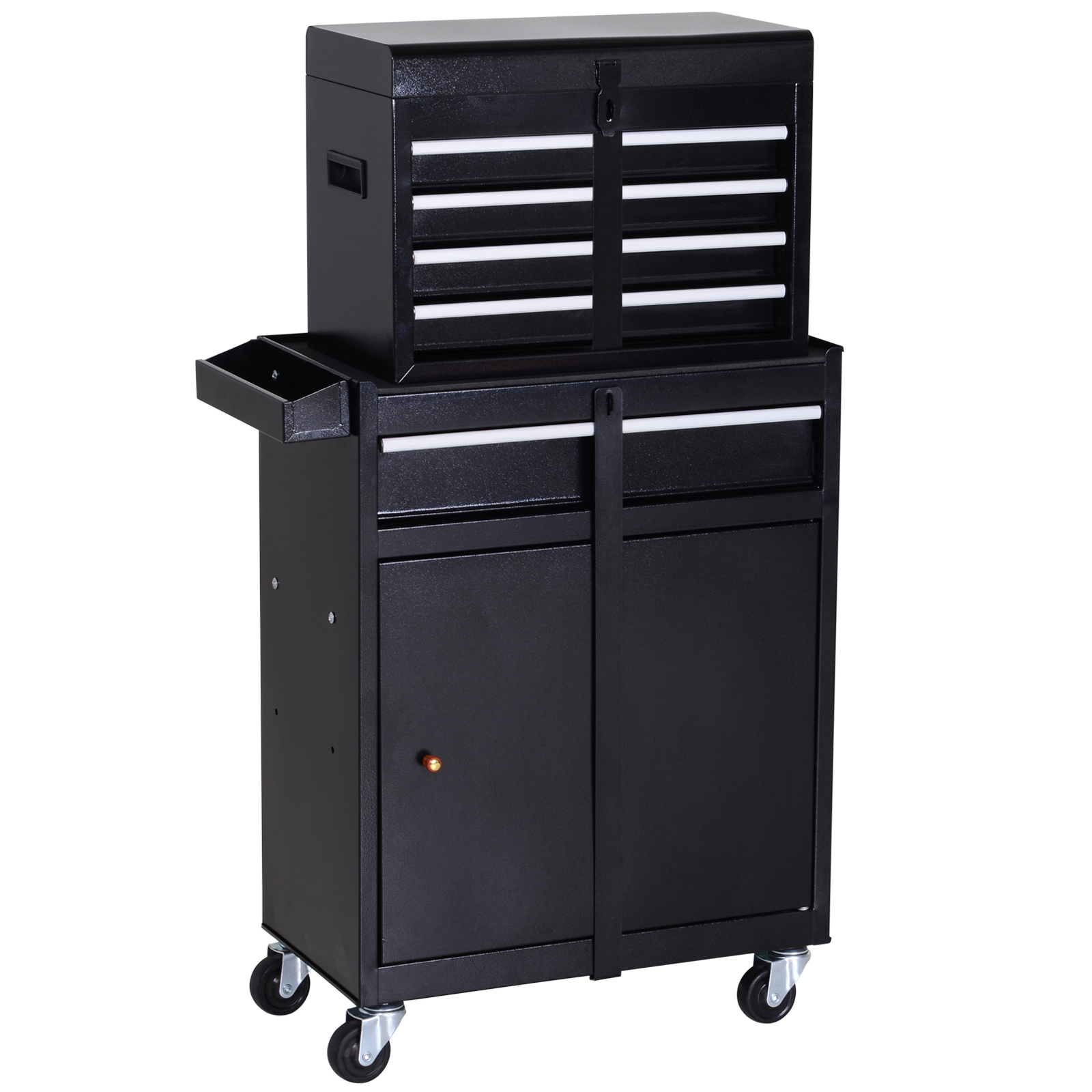 Werkstattwagen mit 5 Schubladen Werkzeugschrank Werkzeugkasten 360