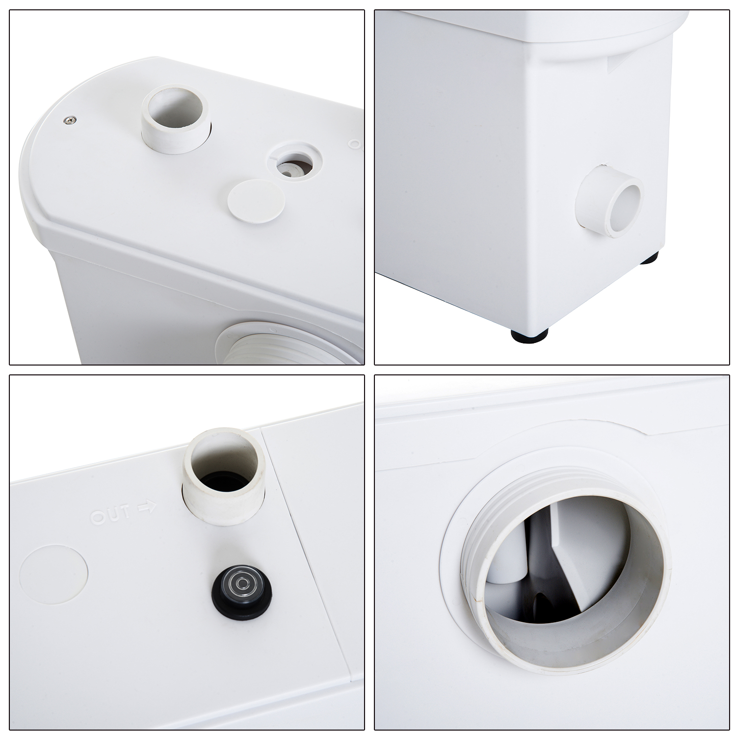 Hebeanlage Abwasserpumpe 600W Fäkalienpumpe Haushaltspumpe für WC
