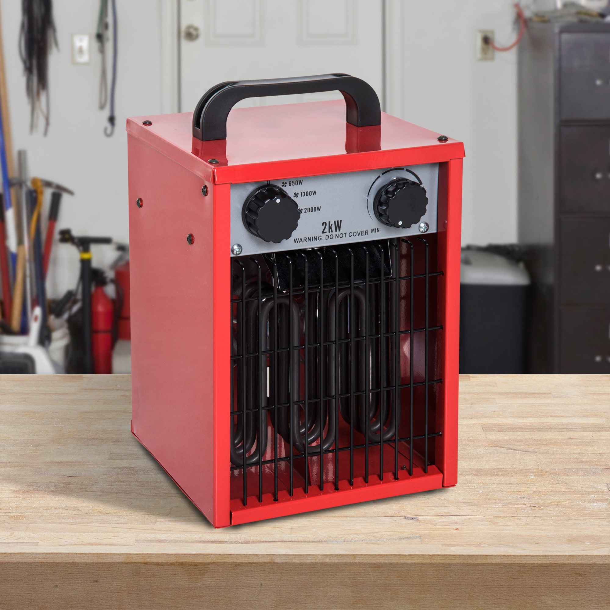 Mauk Elektrisches Heizger/ät 3kW mit 3 Leistungsstufen