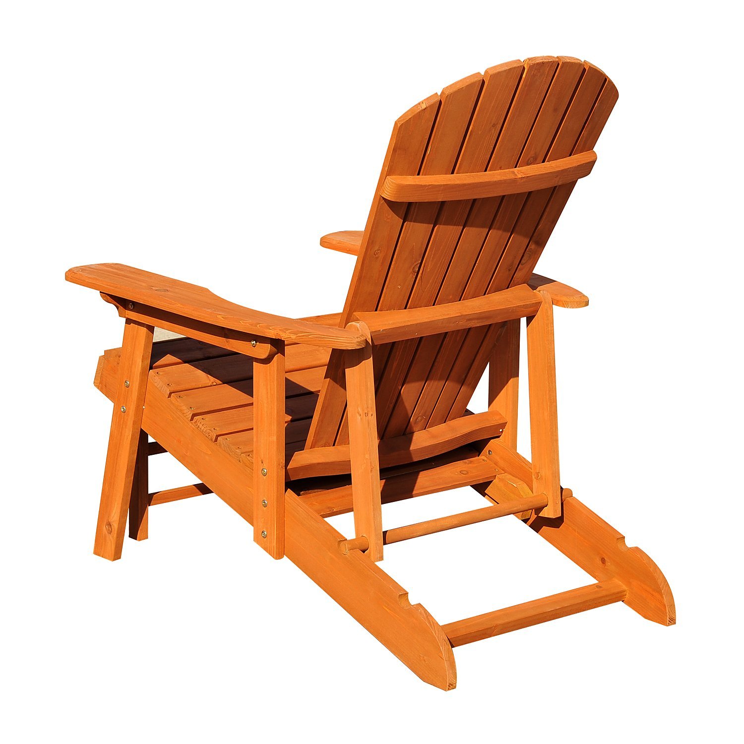 Outsunny Sedia a Sdraio Adirondack Lettino da Esterno Outsunny Sedia a Sdraio Adirondack da Giardino Pieghevole