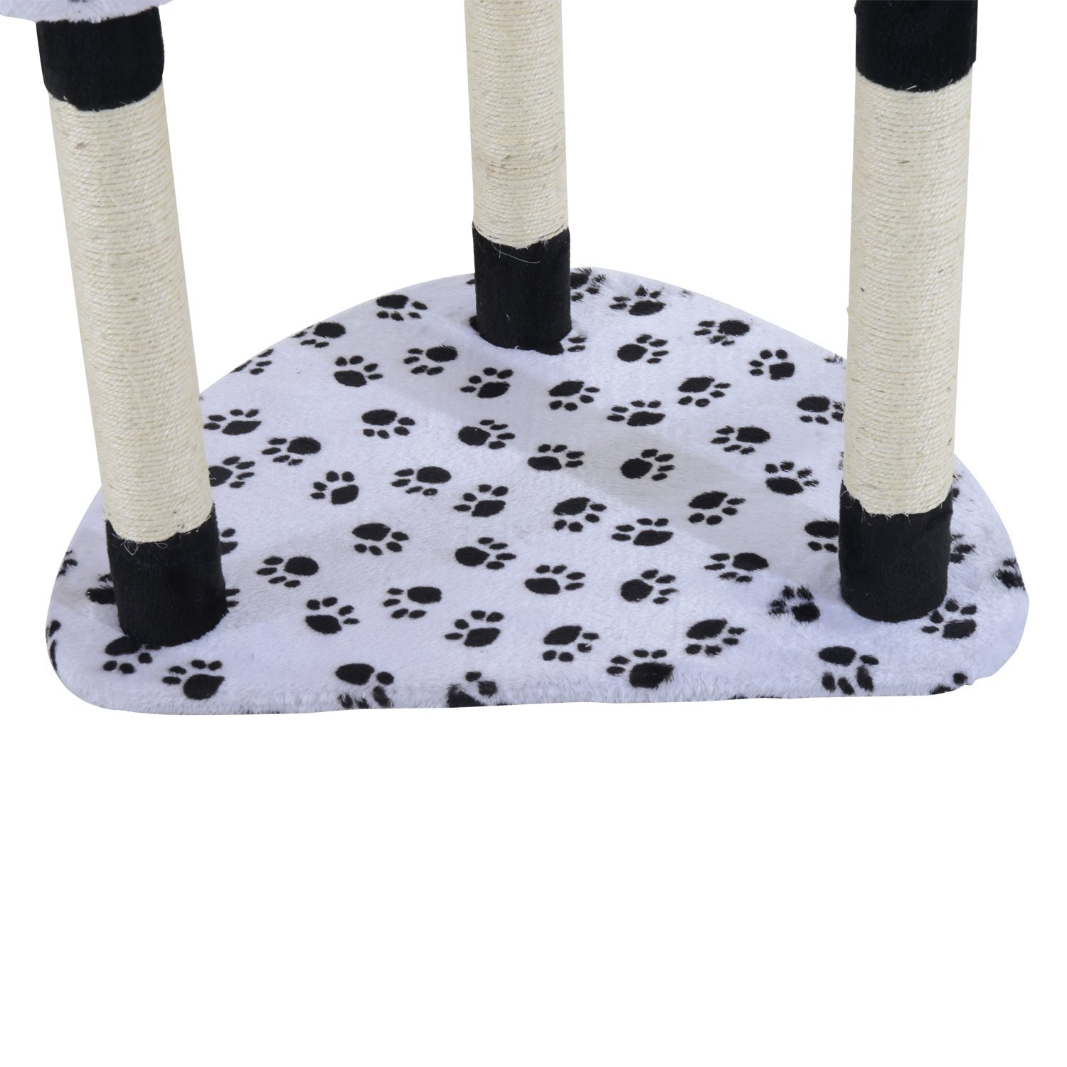PawHut Cat Scratching Tree Bed Condo House Furniture Post Bed Toys eBay