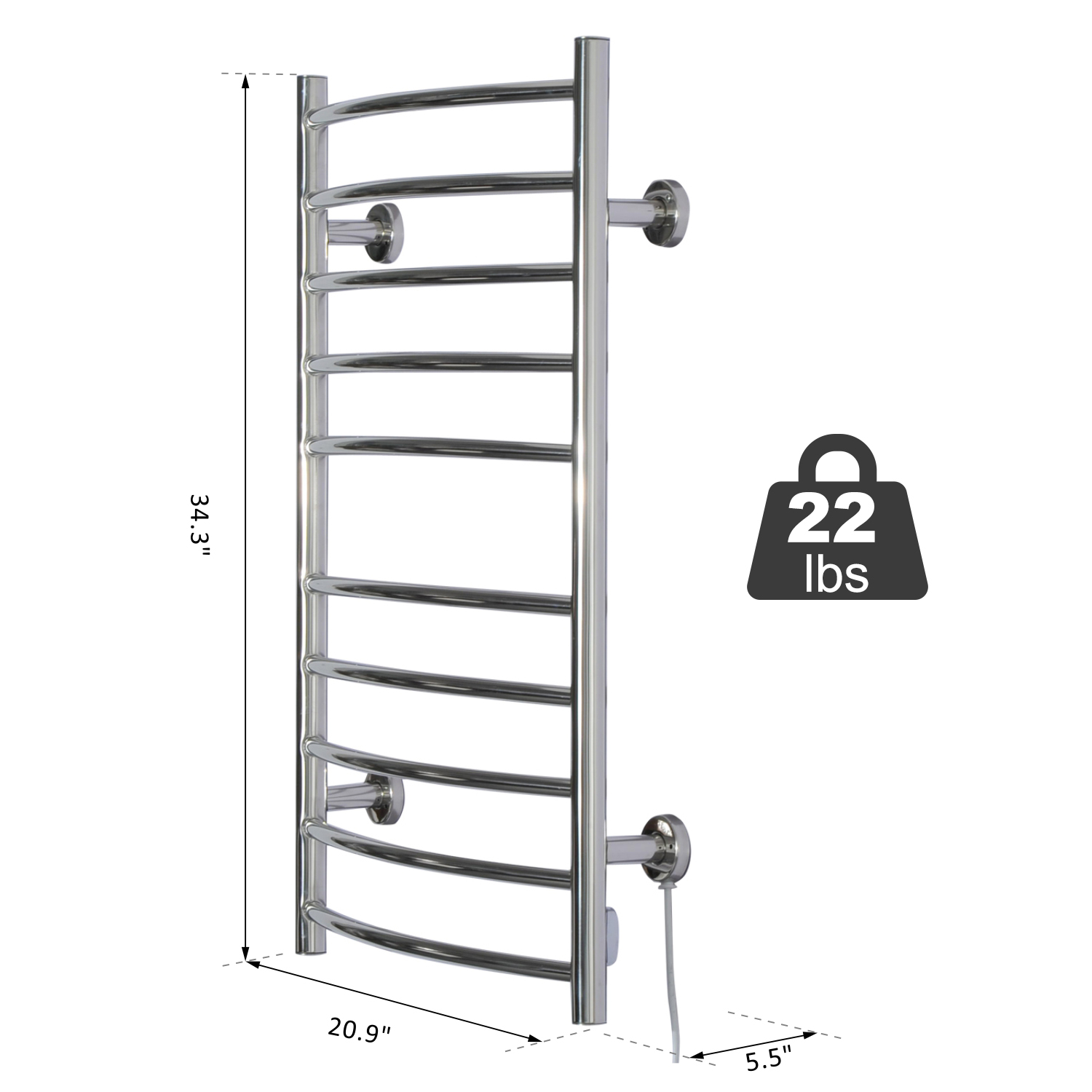 wall mounted towel warmer