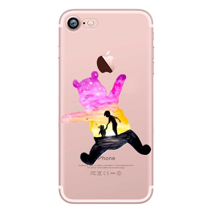 WATERCOLOUR DISNEY PRINCESS CARTOON TPU GEL BACK CASE FOR IPHONE X 8 8+ 7 7+ 6S - Picture 18 of 18