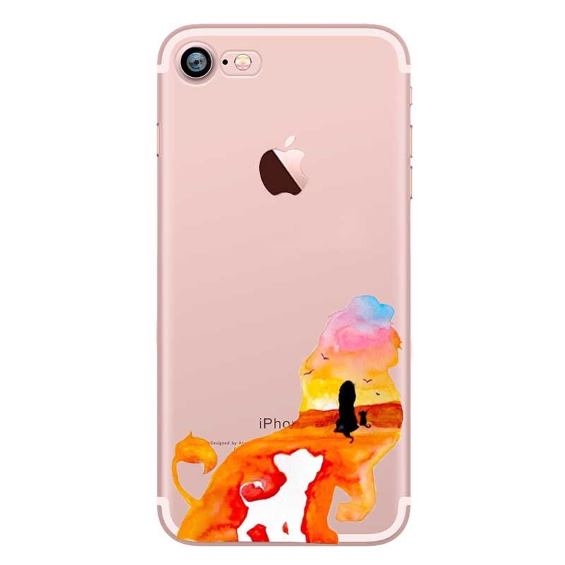 WATERCOLOUR DISNEY PRINCESS CARTOON TPU GEL BACK CASE FOR IPHONE X 8 8+ 7 7+ 6S - Picture 10 of 18