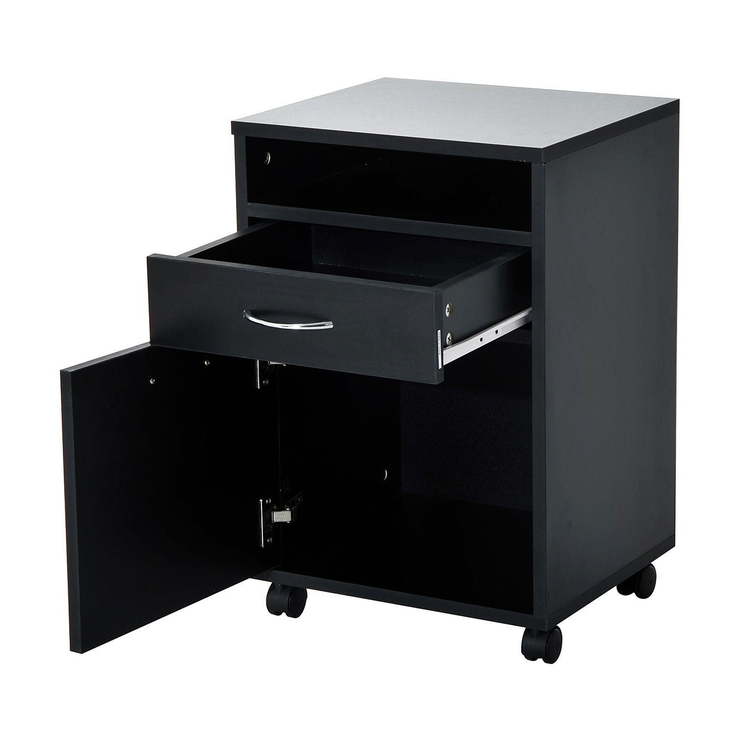 Rolling Filing Storage W/ Drawer & Shelf Home Office Furniture eBay