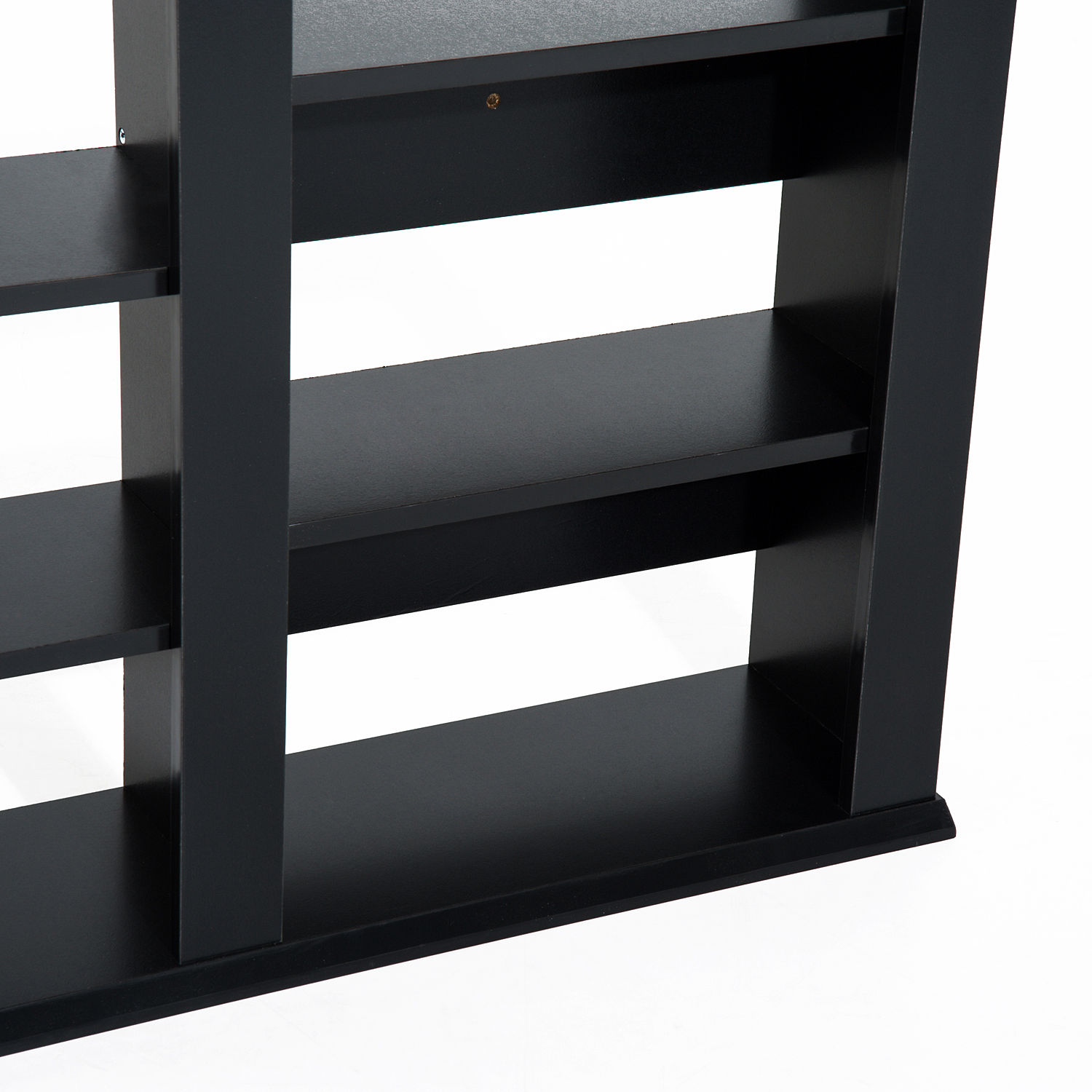 Triple Wall Mounted Floating Storage Shelf DVD CD Media Rack