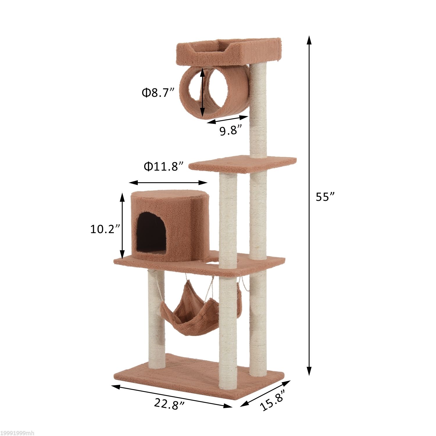 Multi Level Cat Scratcher Tree Condo Kitten House Post Bed Toys Cat Furniture eBay