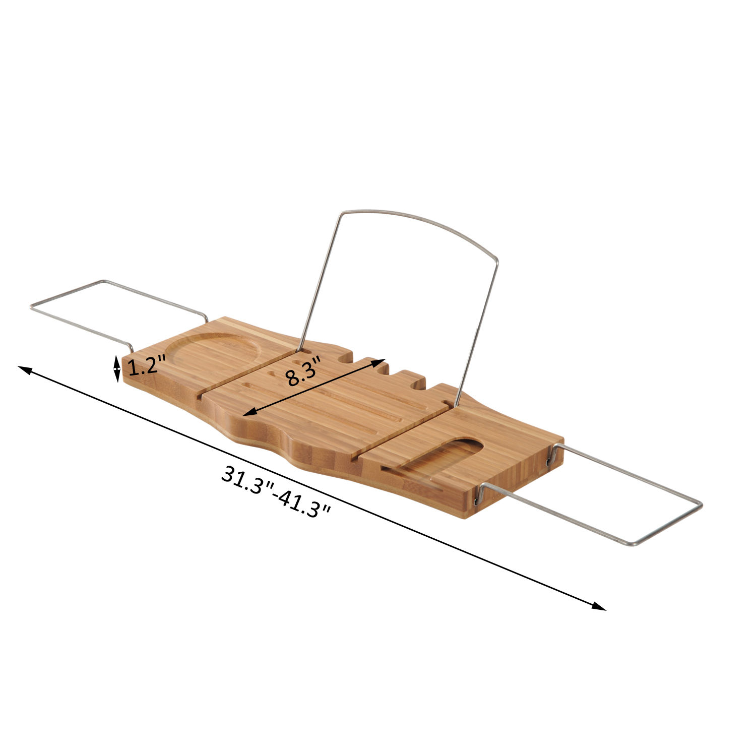 Adjustable Bathtub Caddy Shelf Bathroom Tray Wine Holder Book Rack Stand Adjustable Bathtub Caddy Shelf Bathroom Tray Wine Holder Book Rack Stand