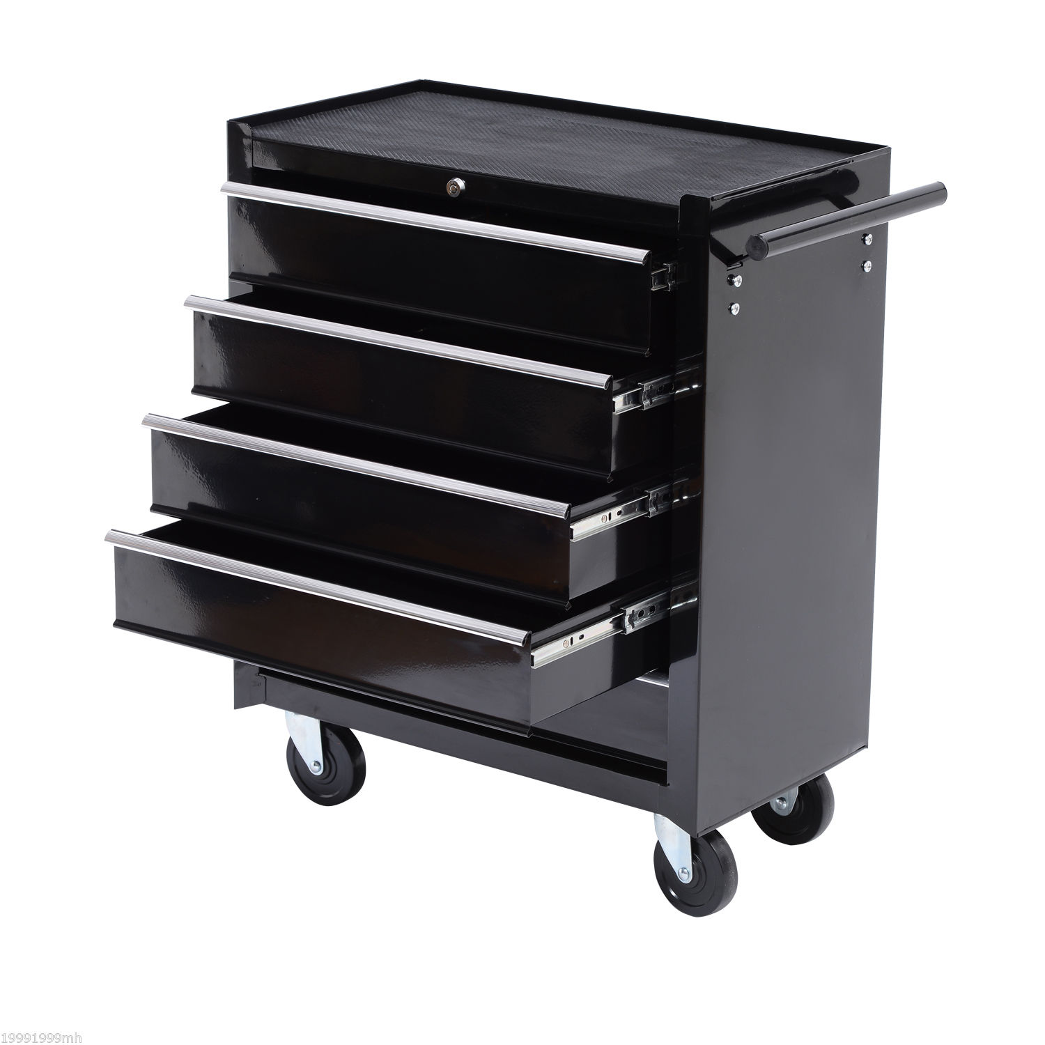 5 Drawers Wheels Storage Cart Tool Chest Box Home Furniture