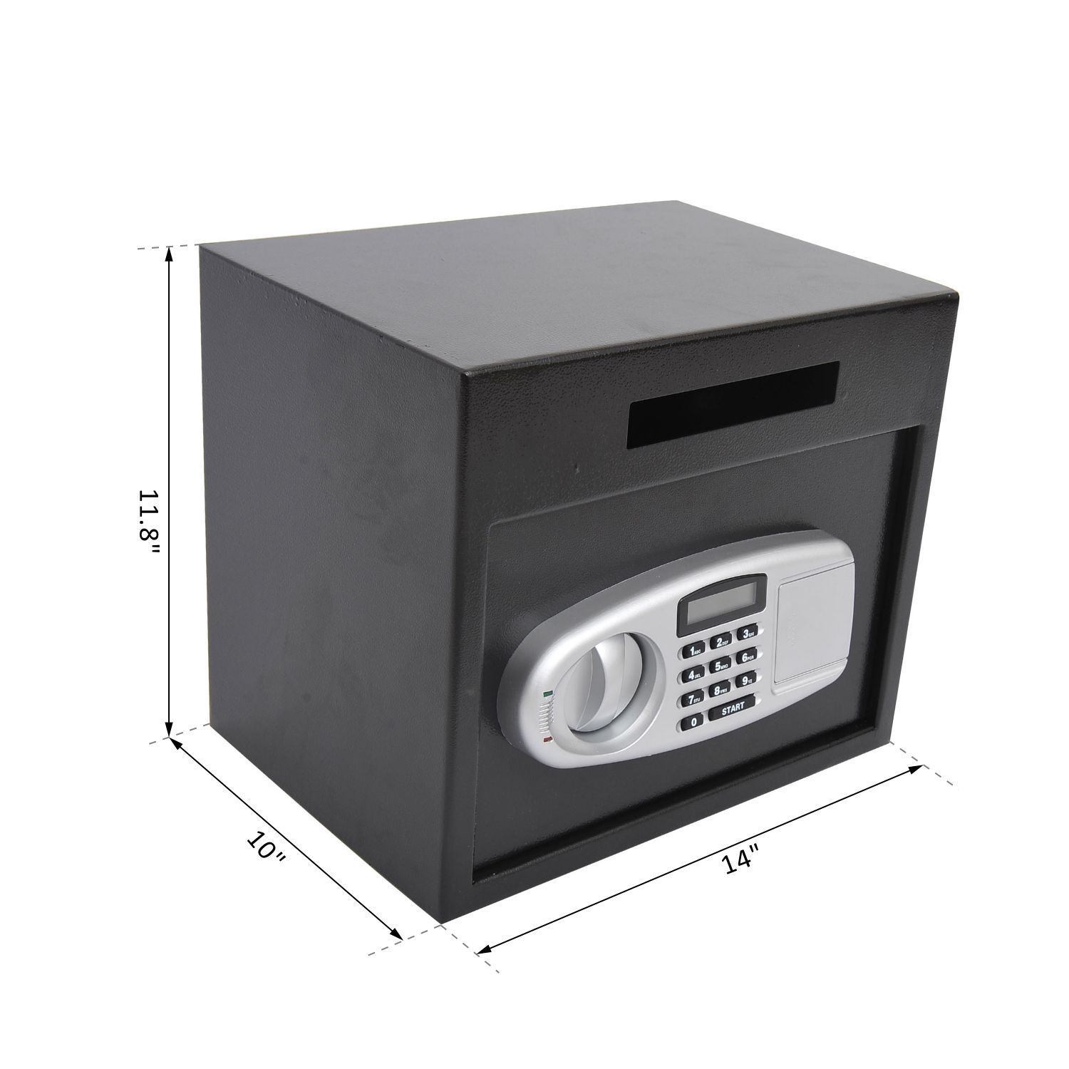 Electronic Digital Safe Box Keypad Lock Security Home Gun Cash Jewelry 24144519396 eBay
