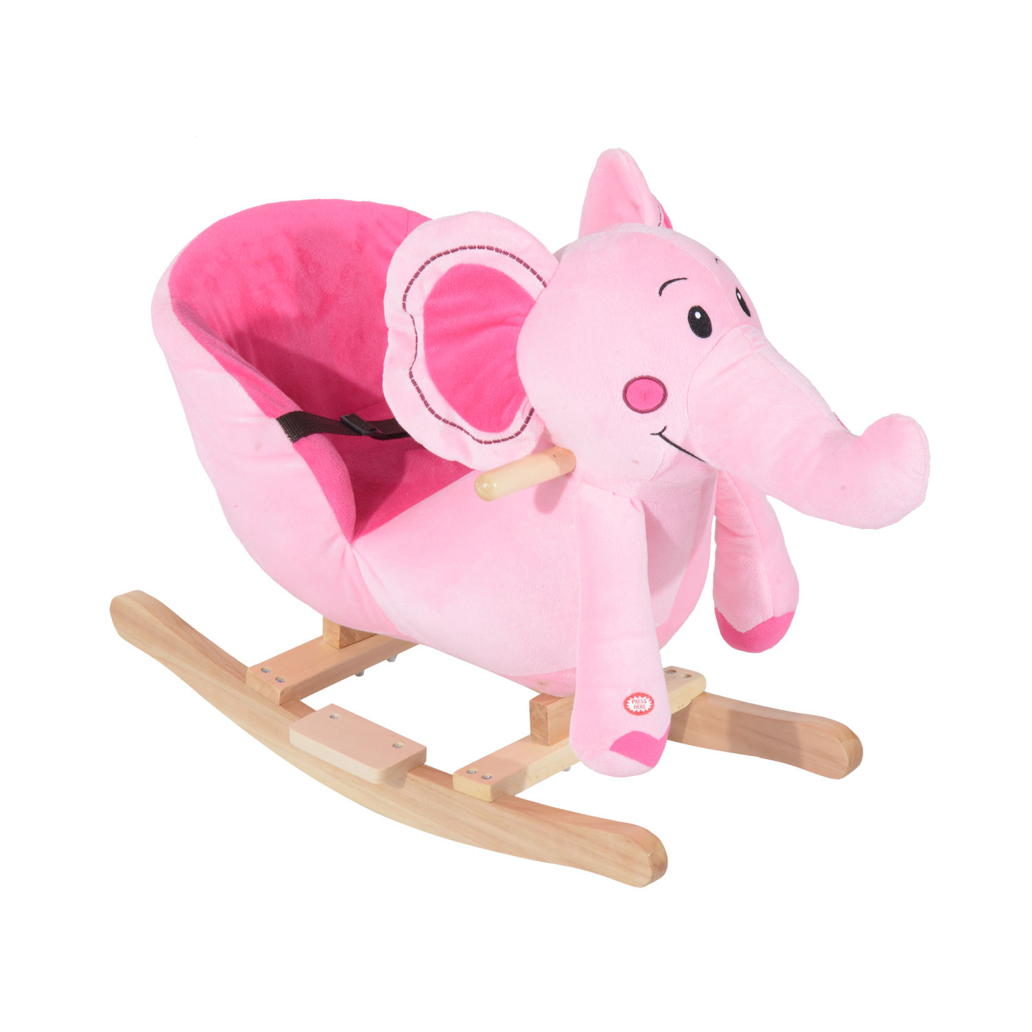 Children Kids Wooden Rocking Horse Rocker Elephant Ride On Toy Gift Seat Songs eBay