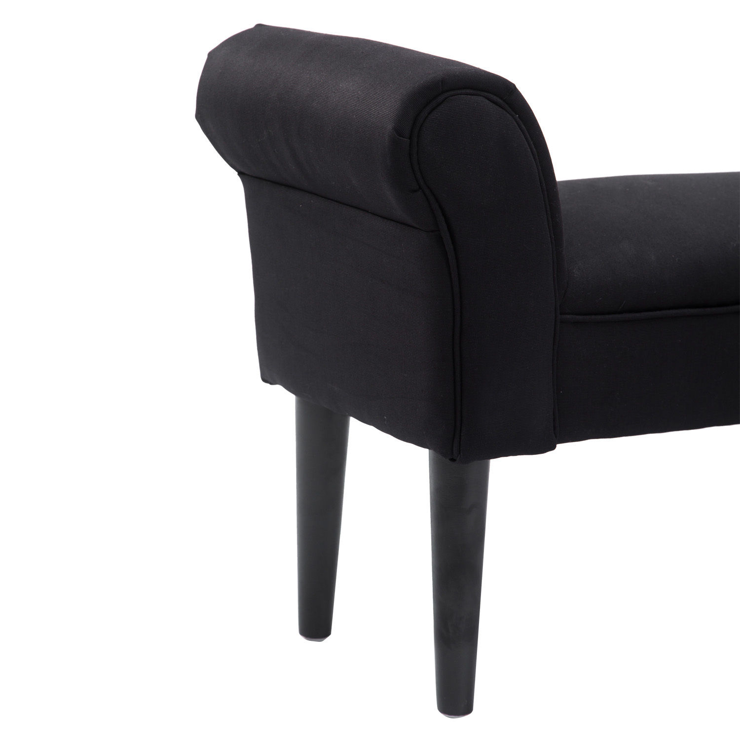 Modern Bed Side Bench Chaise Lounge Style Window Seat Entryway Thick