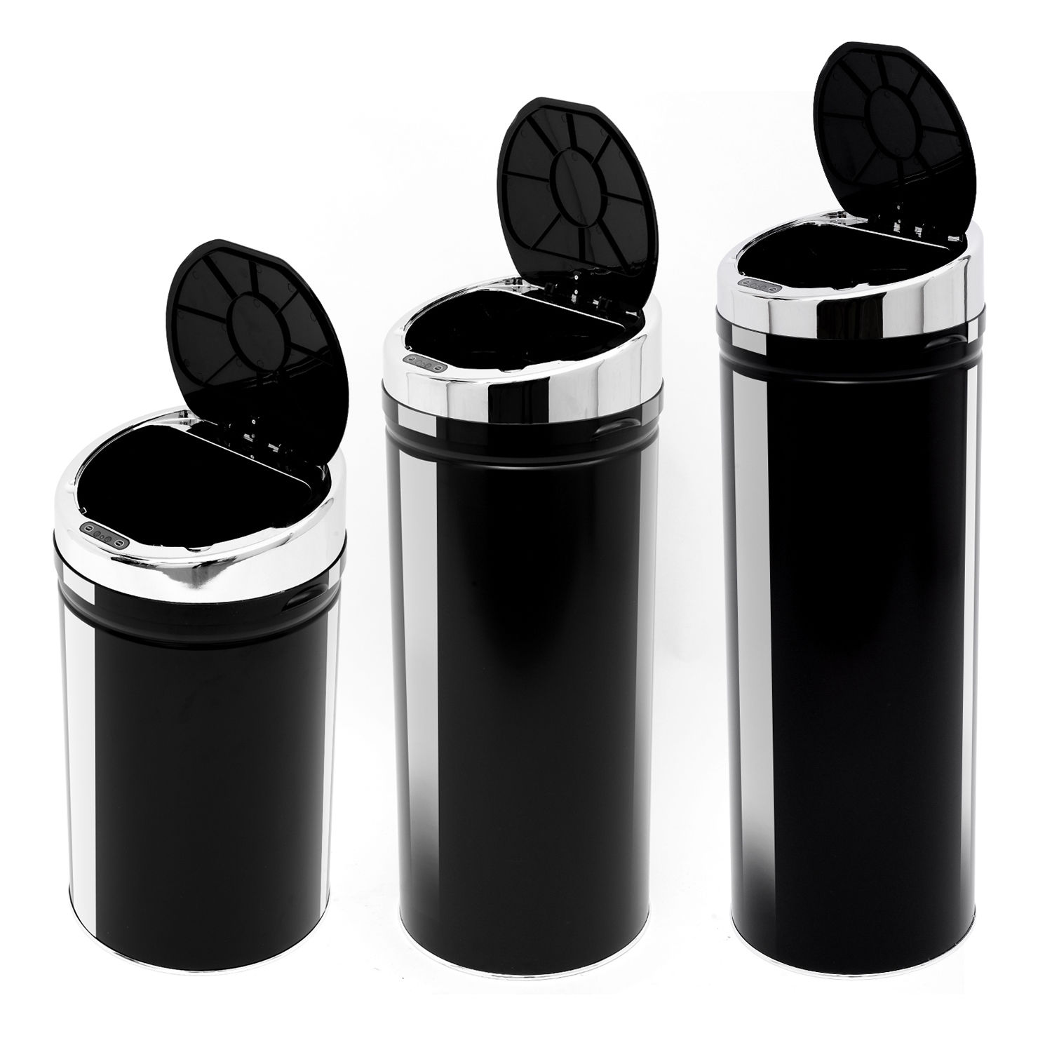 Automatic Sensor Dustbin Stainless Steel Waste Bin Battery