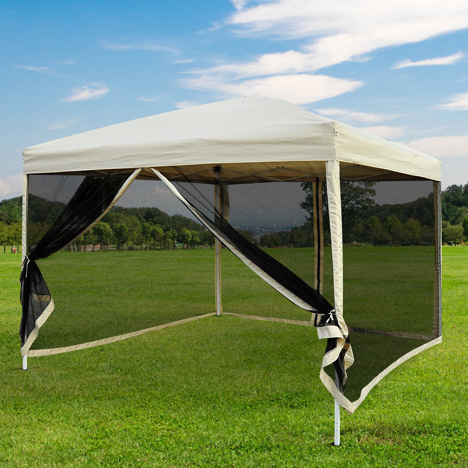 Pavillon Faltpavillon 3x3m Faltzelt Gartenpavillon mit ...