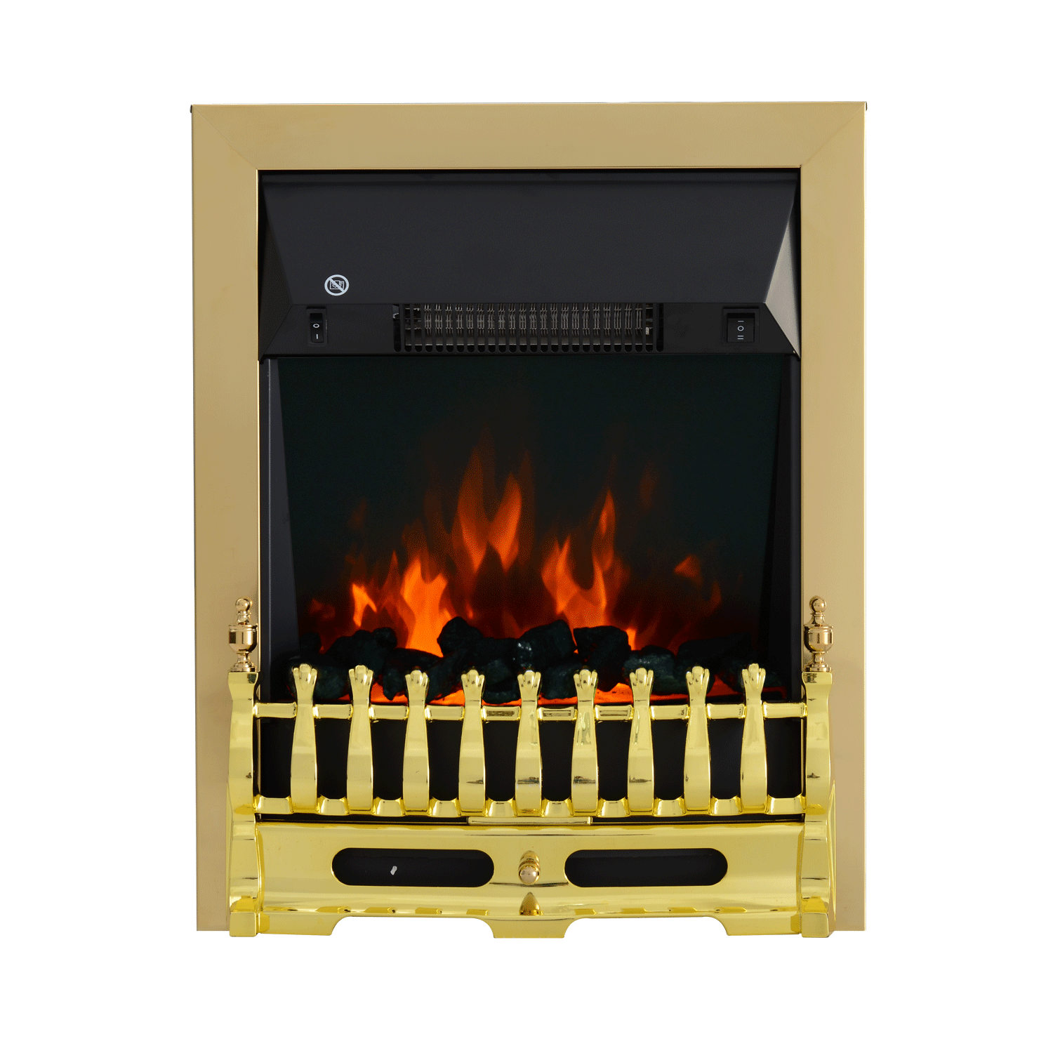 Elektrokamin Kaminofen 2000W Elektrischer Kamin Wandkamin Flammeneffekt