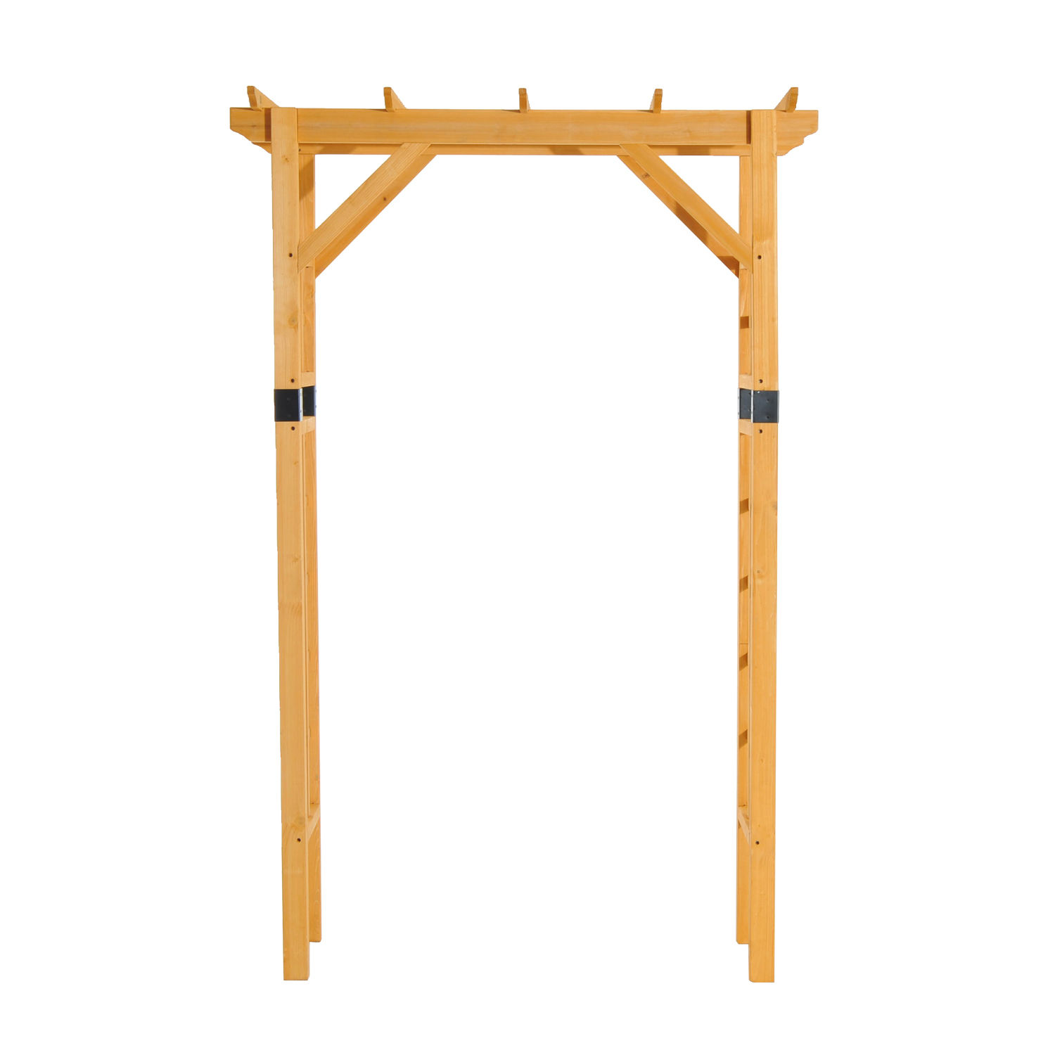 Outsunny Rosenbogen Torbogen Rankgitter Pergola Spalier Rankhilfe Holz