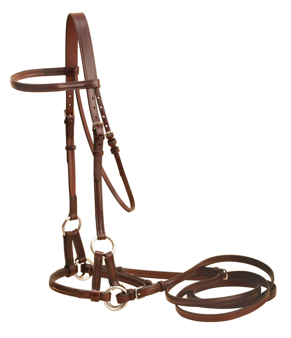 Tory Leather English Side Pull Bridle Training Tack