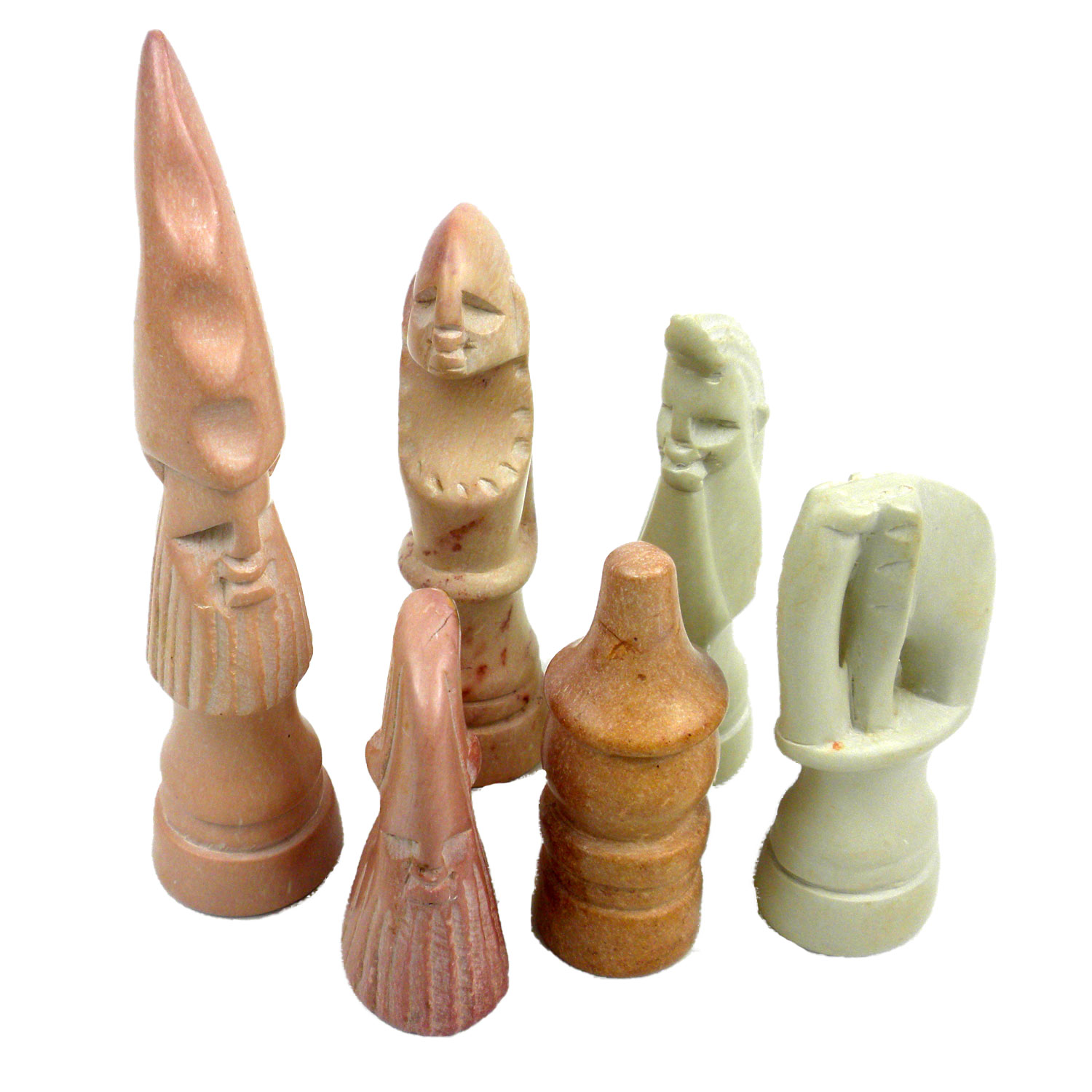 Hand Carved Soapstone Animal Chess Set 15 Board Smolart