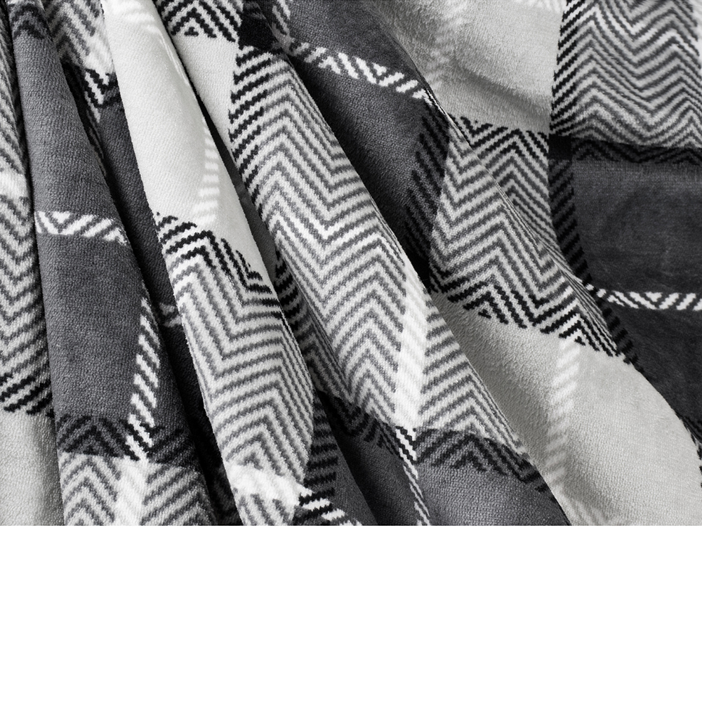 Plaid Throw Blanket for Couch Sofa Bed Sherpa Fleece Soft Microfiber Reversible - Picture 21 of 104