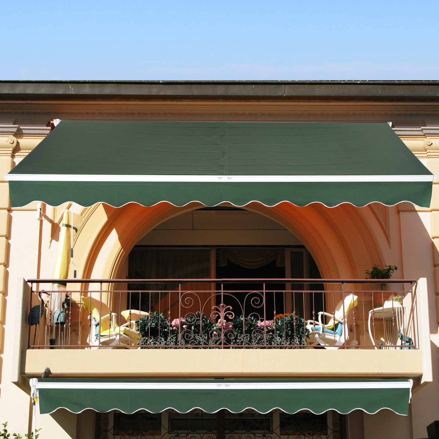 Outdoor 8'x7'/13'x8' Patio Awning Sun Shade Canopy Shelter Manual