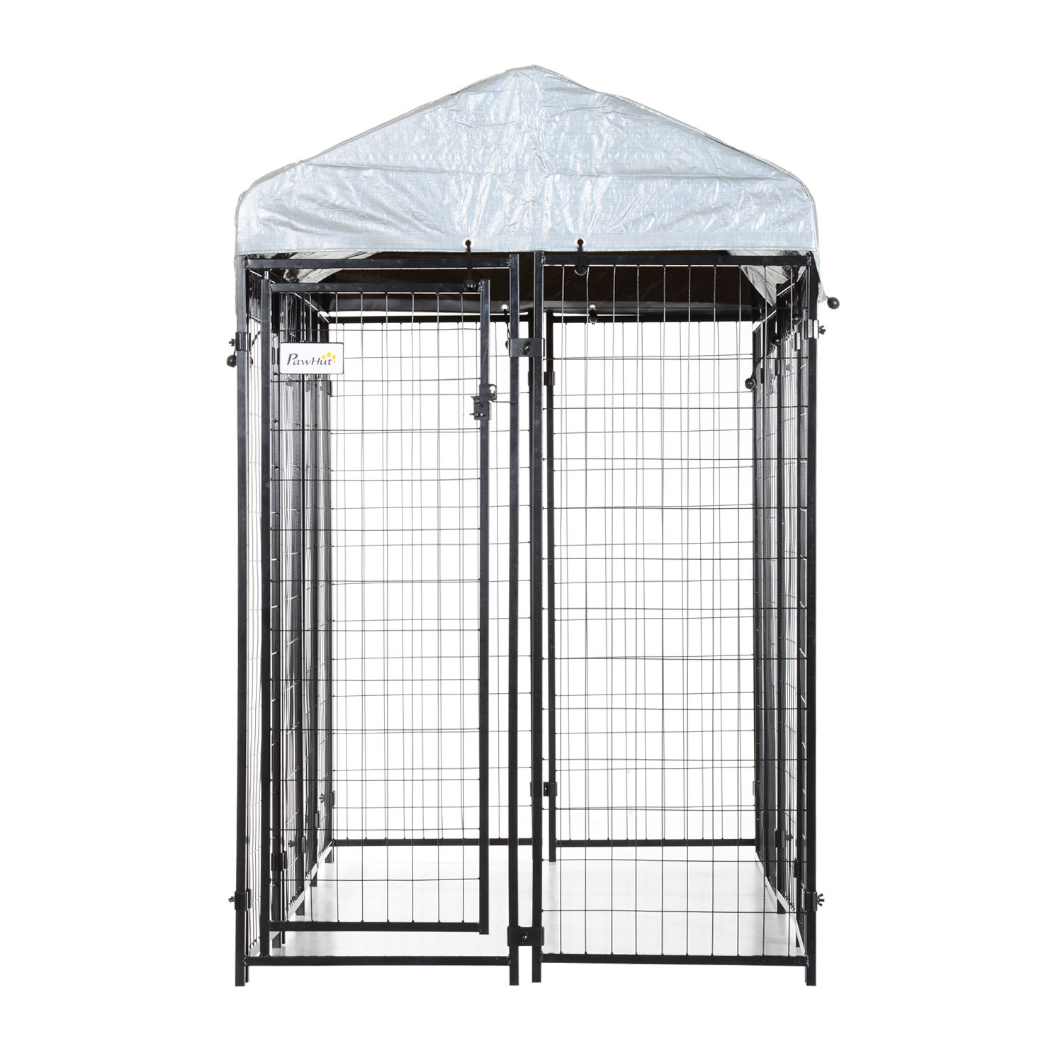 Outdoor Dog Kennel Run House Crate Cage Enclosure AntiUV Roof Patio