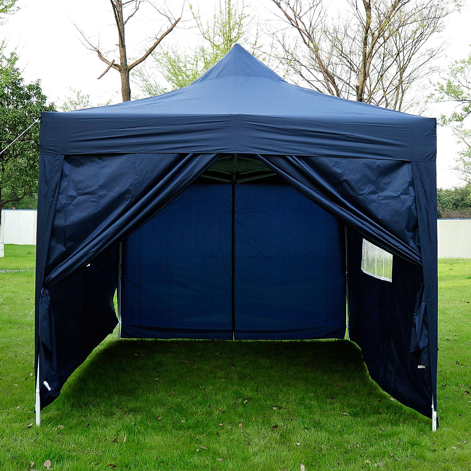 Outsunny 4.5mx3m Pop Up Gazebo Party Tent Canopy Marquee with Storage
