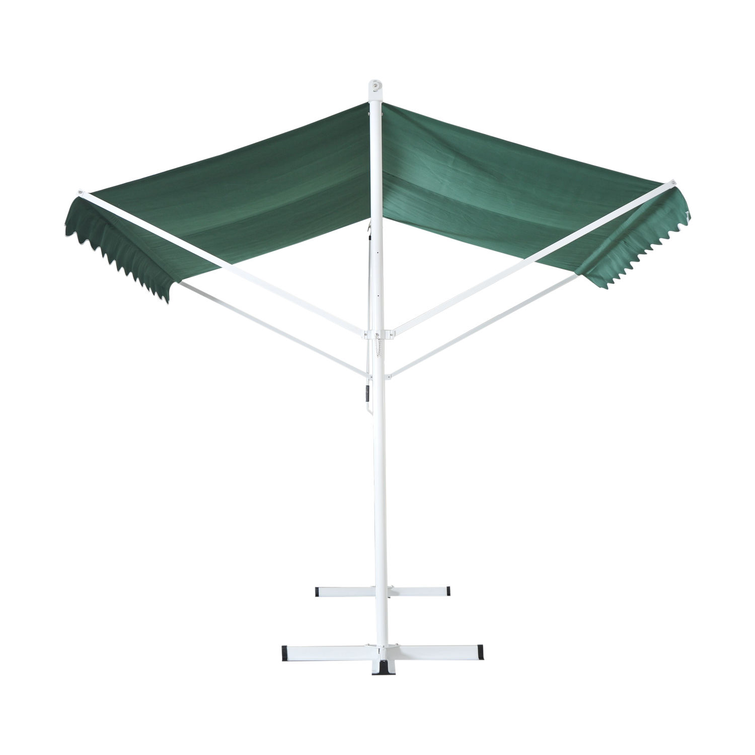 Outsunny 3 x 3m Freestanding Garden 2side Awning Outdoor Patio Sun