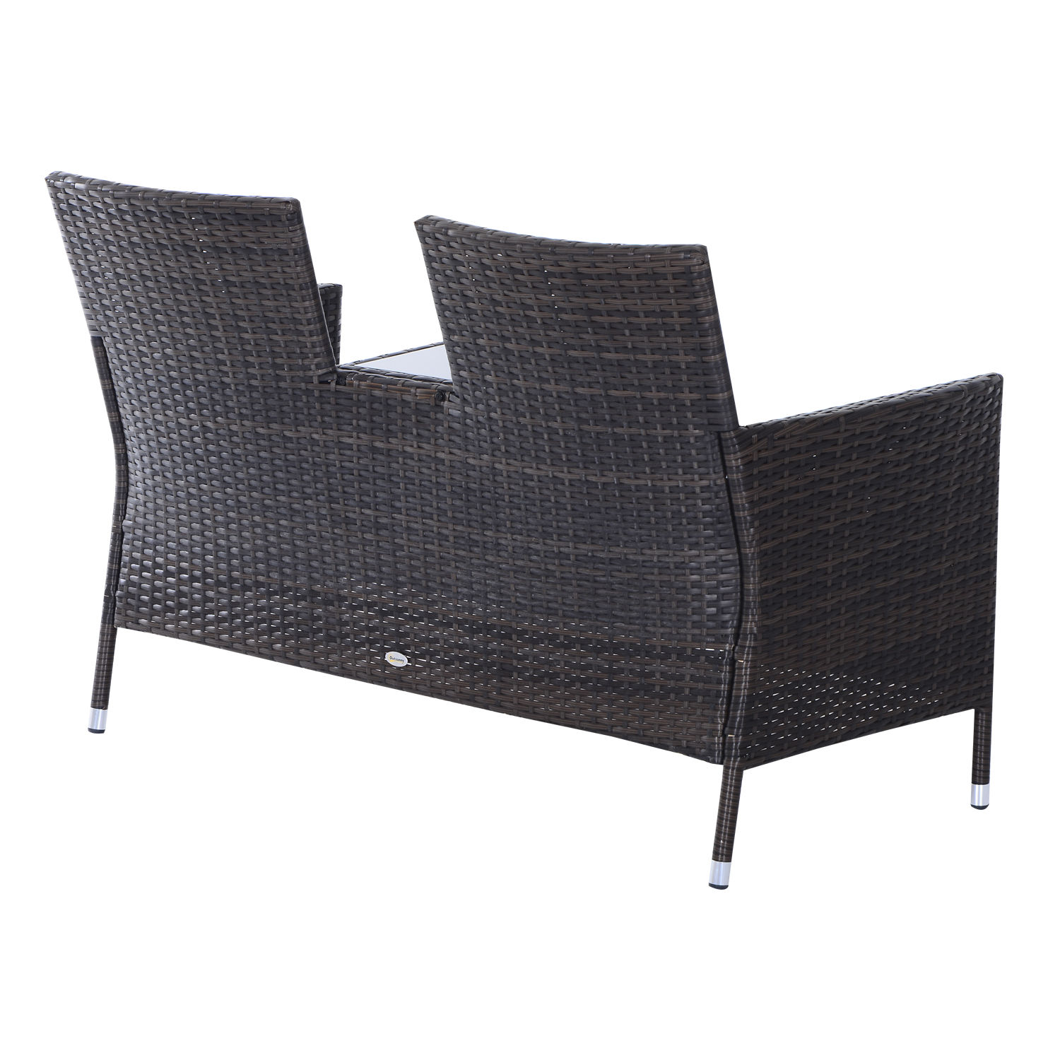 2 seater rattan chair