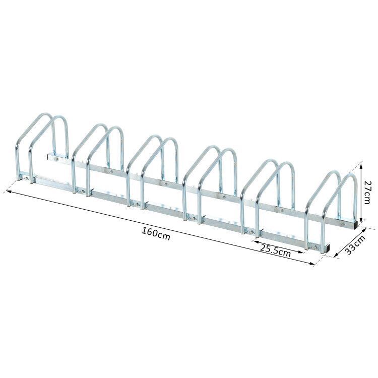 2 3 4 /& 5 Cycle Bike Steel Pipe Parking Stand Rack Floor Wall Mount Storage