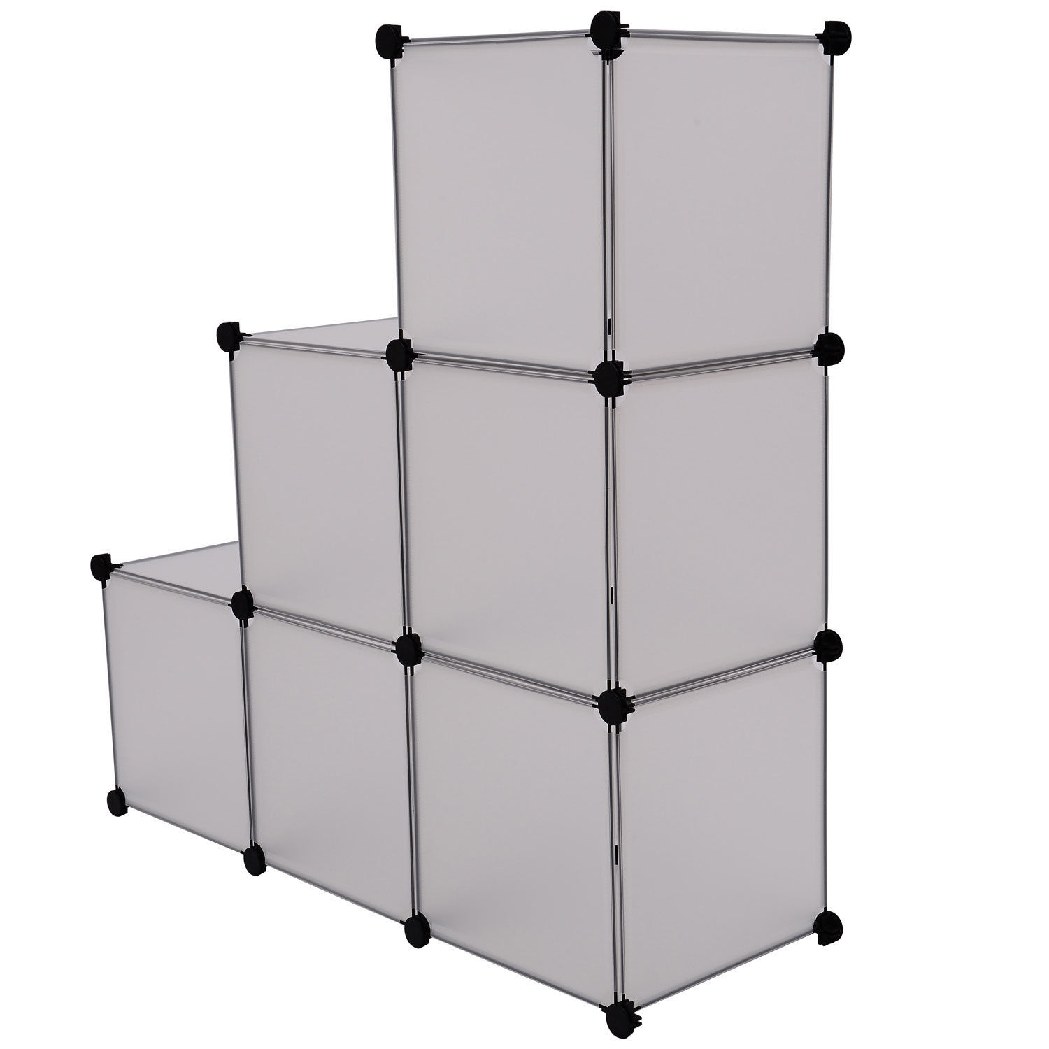Interlocking Cube Organizer Plastic Storage Shoe Rack Display Stand - Picture 29 of 37