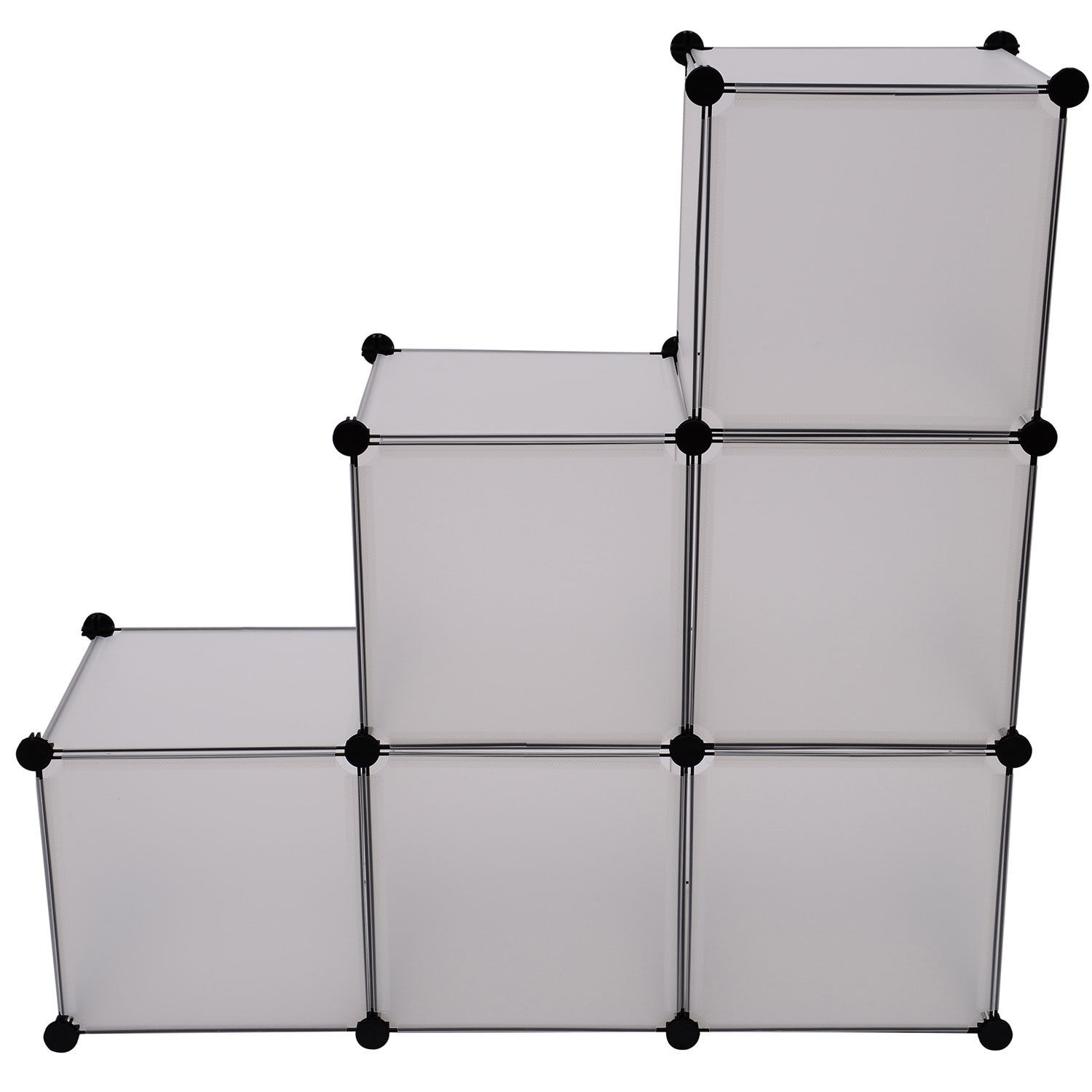 Interlocking Cube Organizer Plastic Storage Shoe Rack Display Stand - Picture 30 of 37