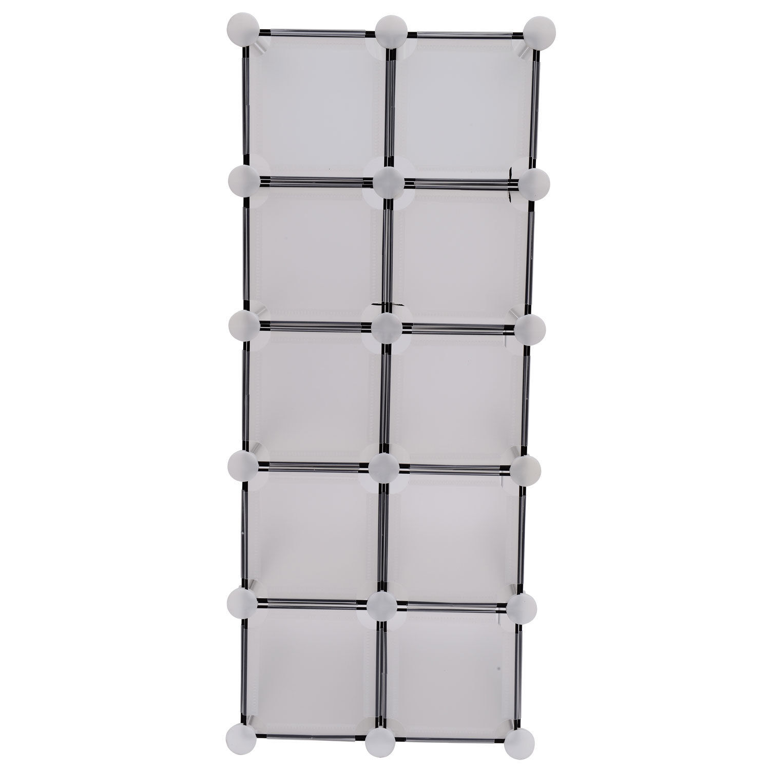 Interlocking Cube Organizer Plastic Storage Shoe Rack Display Stand - Picture 5 of 37
