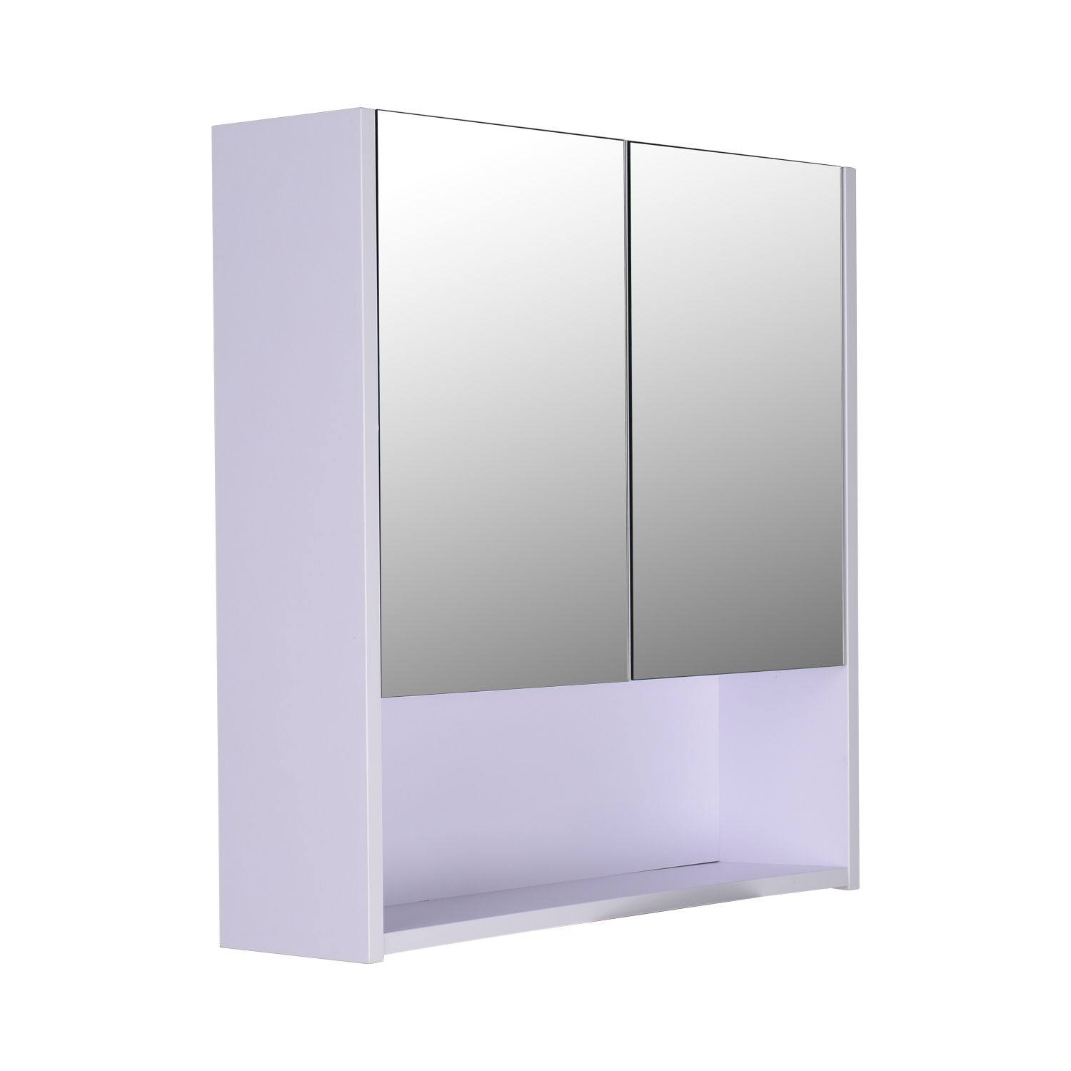 Armario con espejo montado en la pared estante armario de