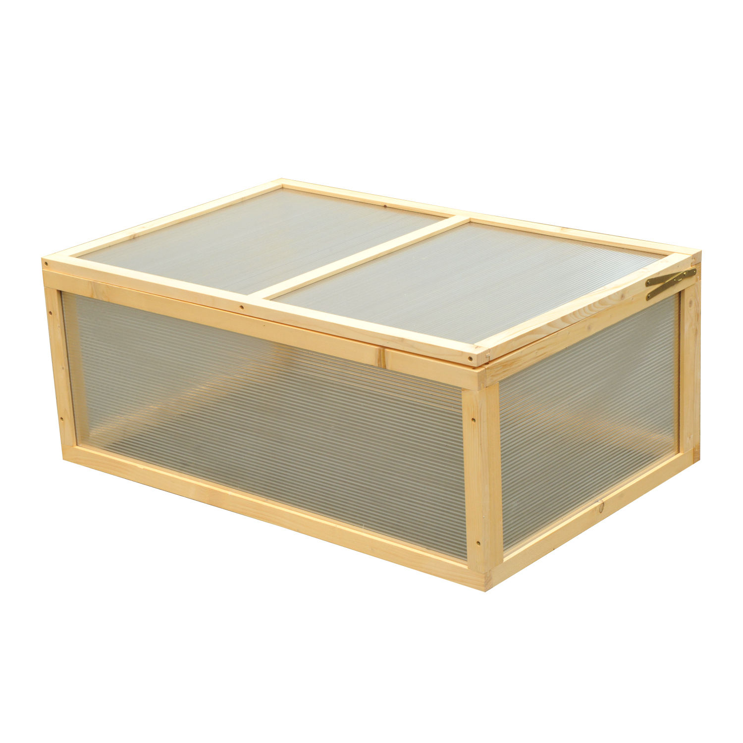 3 Tier Wooden Greenhouse Cold Frame Garden Flower Planting Box Growhouse