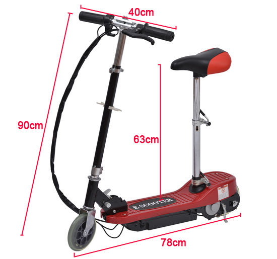 Kids Electric E Scooter Ride on Battery Children Toy Adjustable Seat 120W 500W - Picture 67 of 79