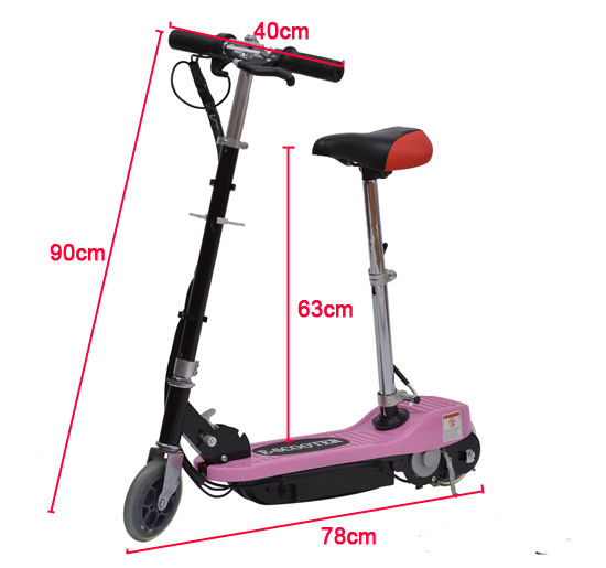 Kids Electric E Scooter Ride on Battery Children Toy Adjustable Seat 120W 500W - Picture 35 of 79