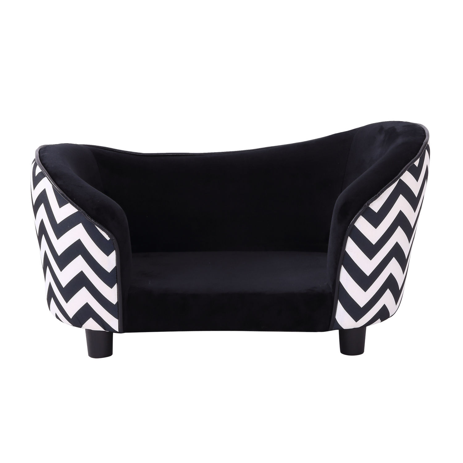 Pet Sofa Dog Cat Couch Wooden Luxury Leather Foam Cushion 4 Styles 2