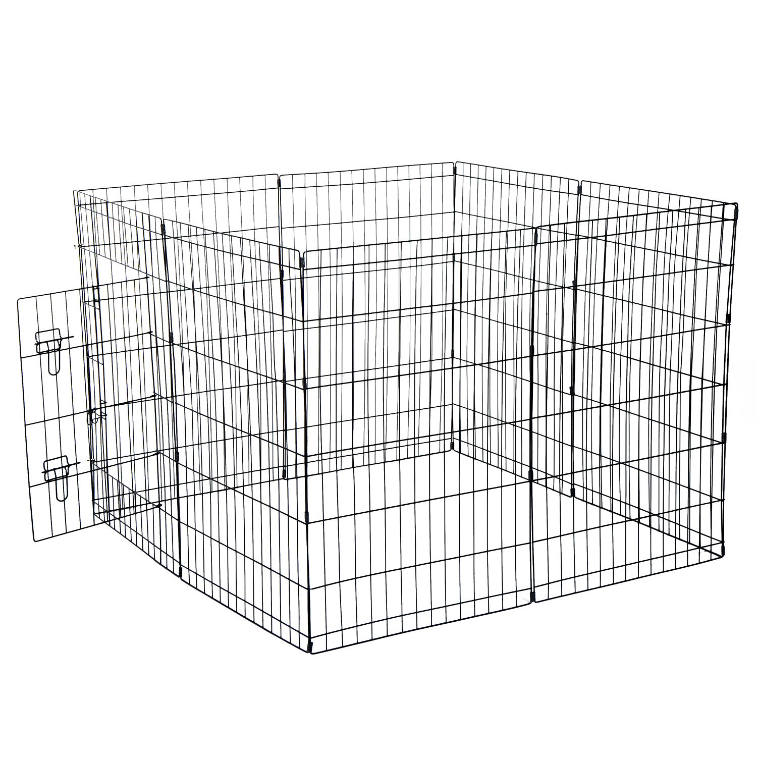Pet Cage Metal Playpen 8 Panel Dog Cat Rabbit Play Pen Wire Run Fence